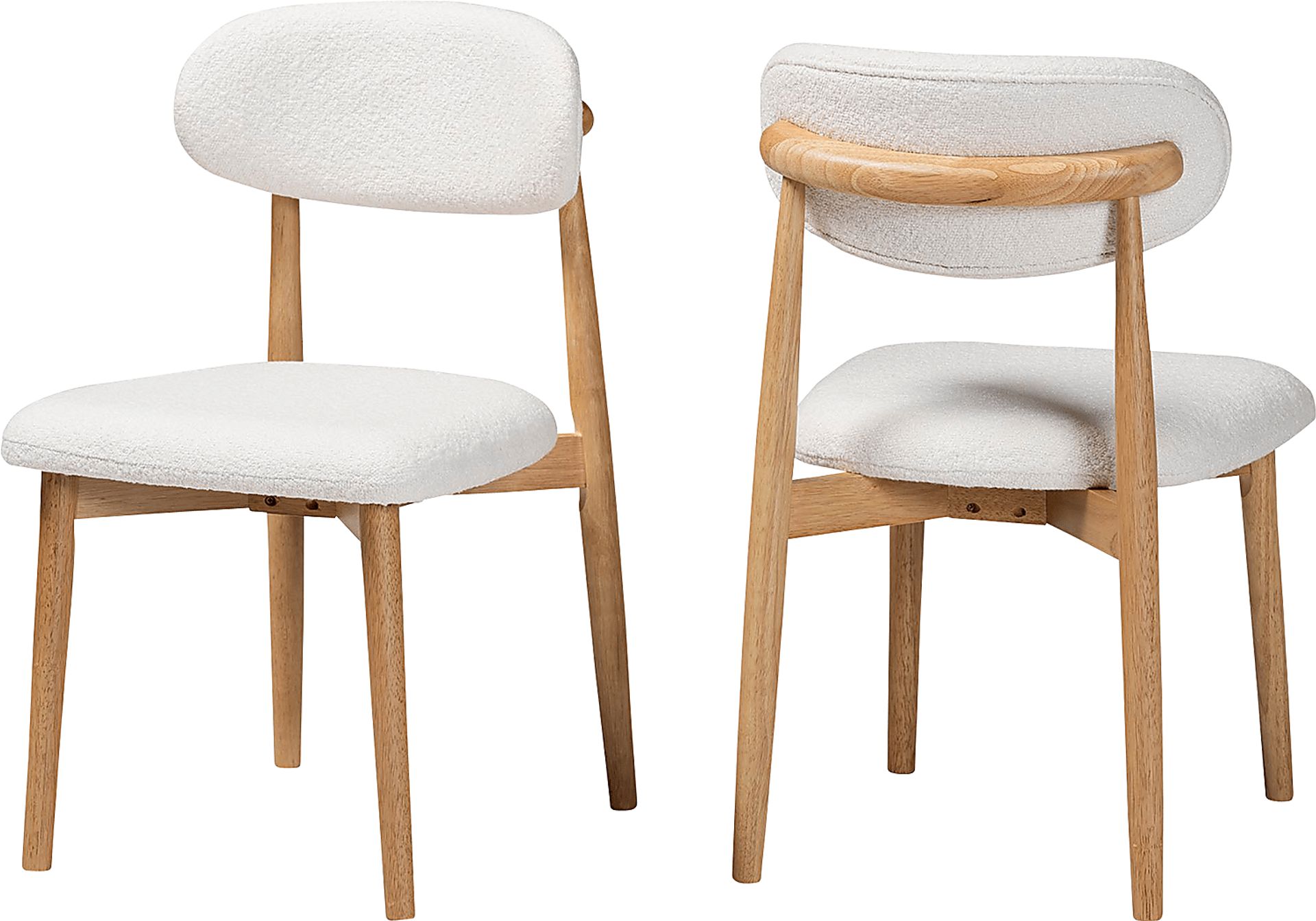 Forestics White Dining Chair, Set of 2 - Image 1