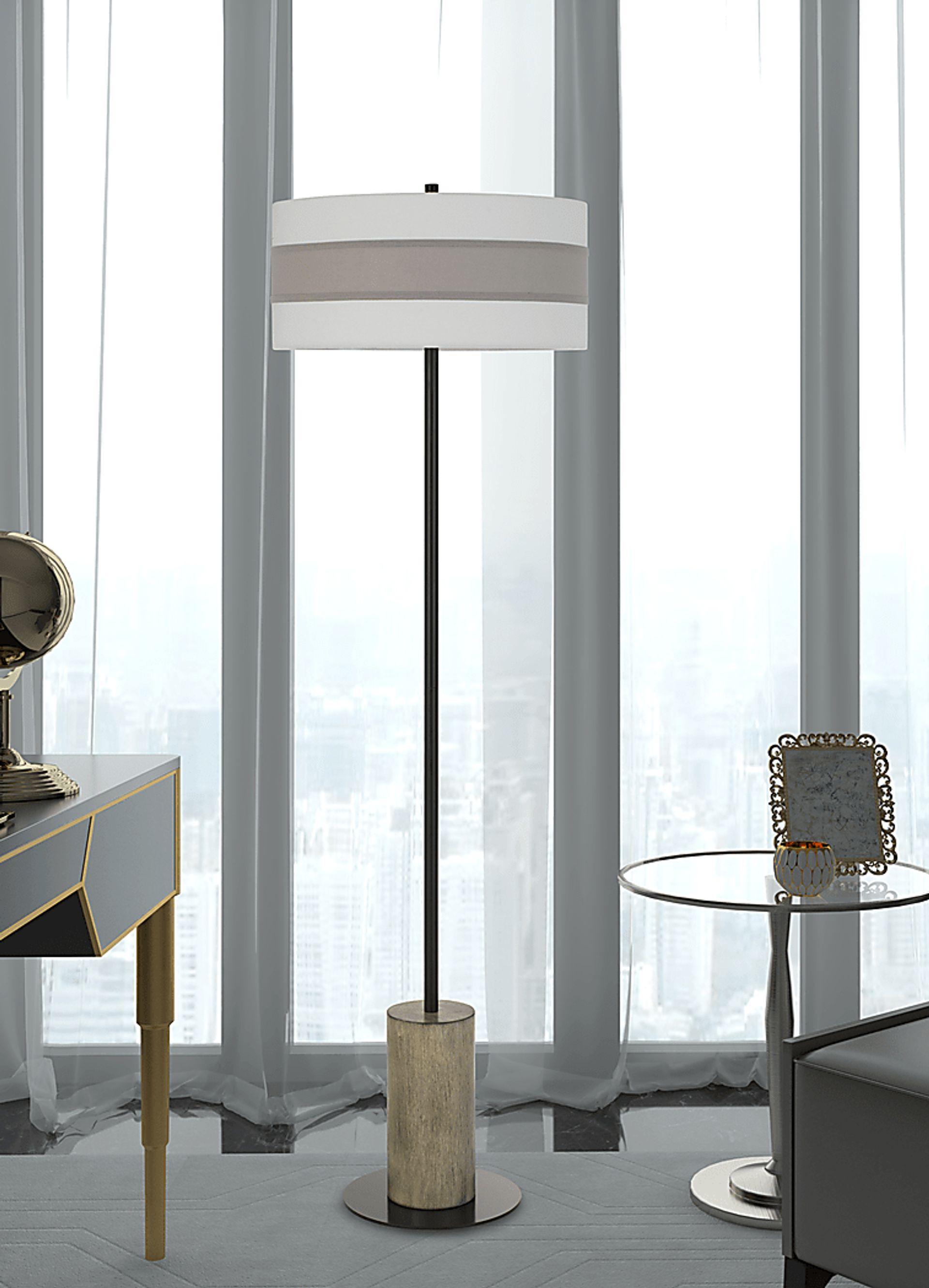 Forestview Brass Floor Lamp - Image 2