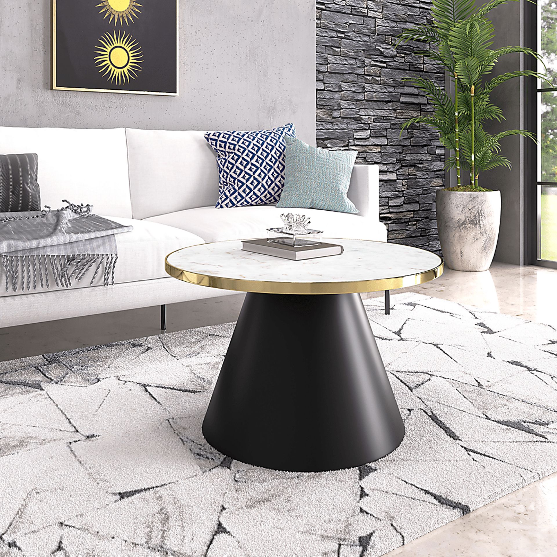 Forkaer White Cocktail Table - Image 2