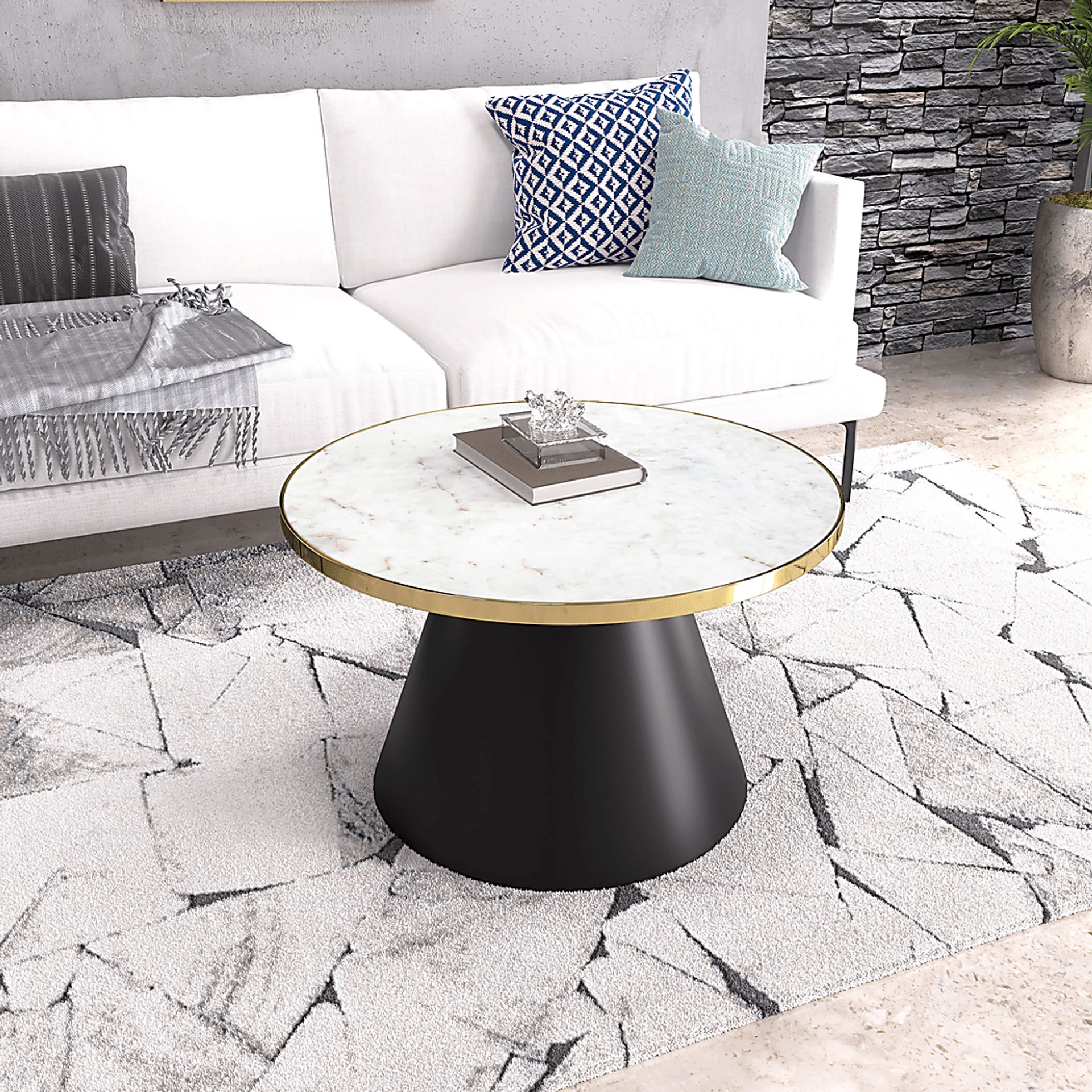 Forkaer White Cocktail Table - Image 8