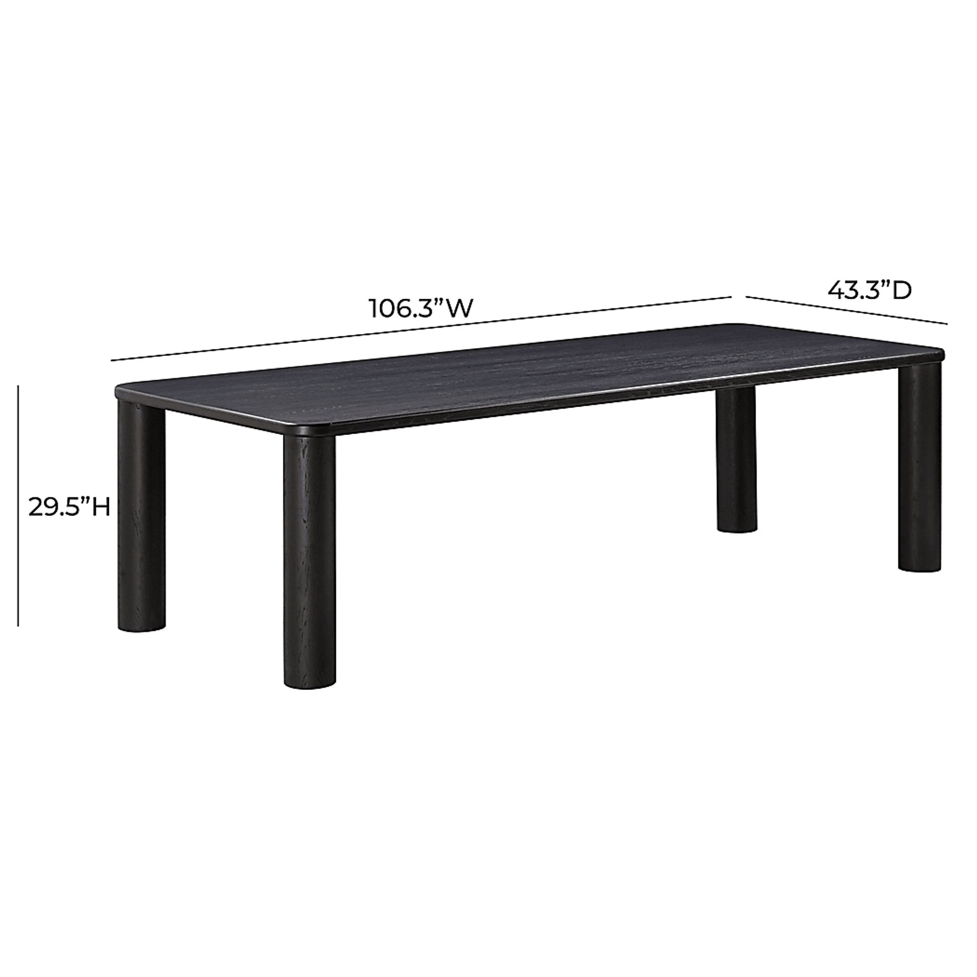 Fornelius Black Dining Table - Image 8