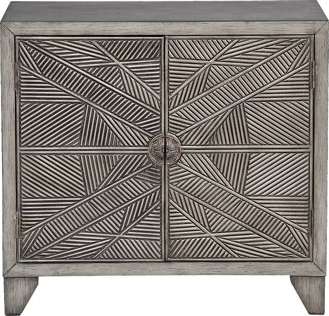 Forset Pewter Accent Cabinet - Thumbnail - Image 2