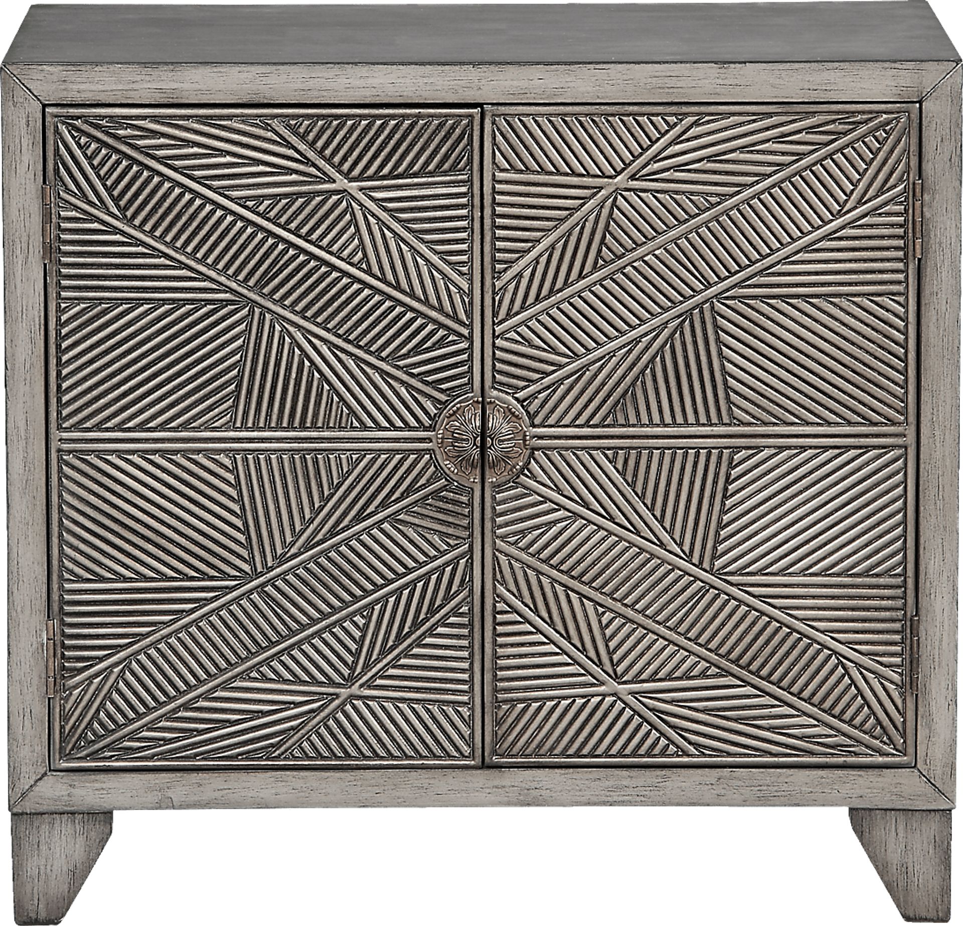 Forset Pewter Accent Cabinet - Image 2