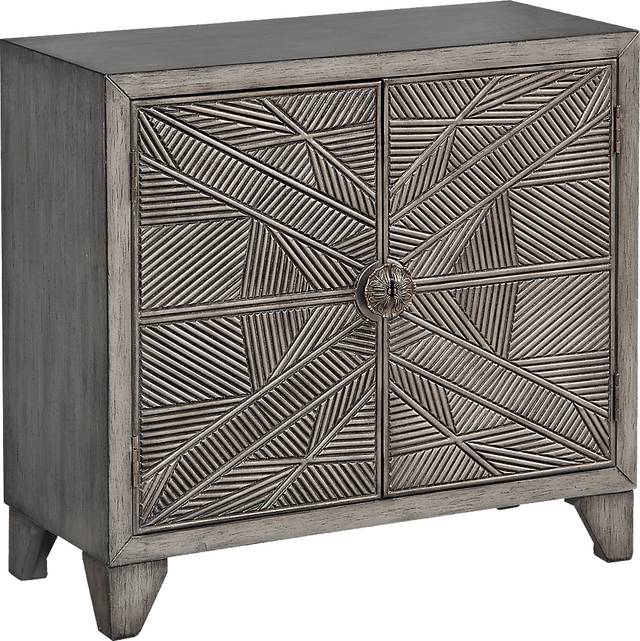 Forset Pewter Accent Cabinet - Thumbnail - Image 1