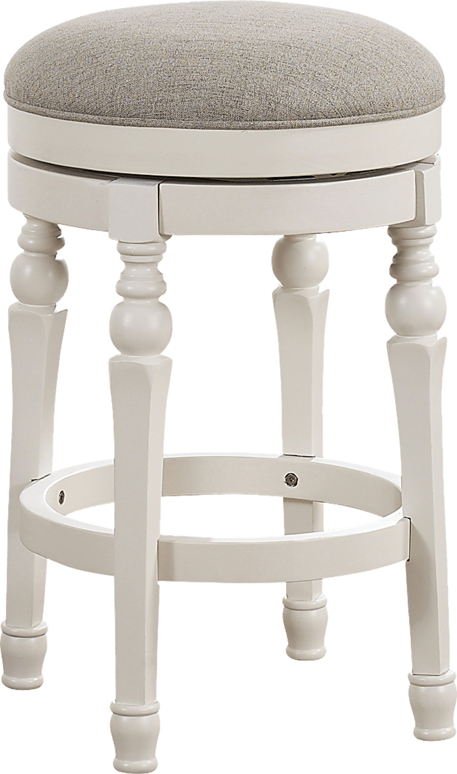 Forstall Beige Swivel Counter Stool - Image 1