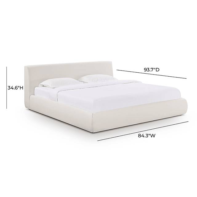 Forswall I Cream King Bed - Thumbnail - Image 9