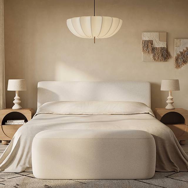 Forswall I Cream Queen Bed - Thumbnail - Image 2