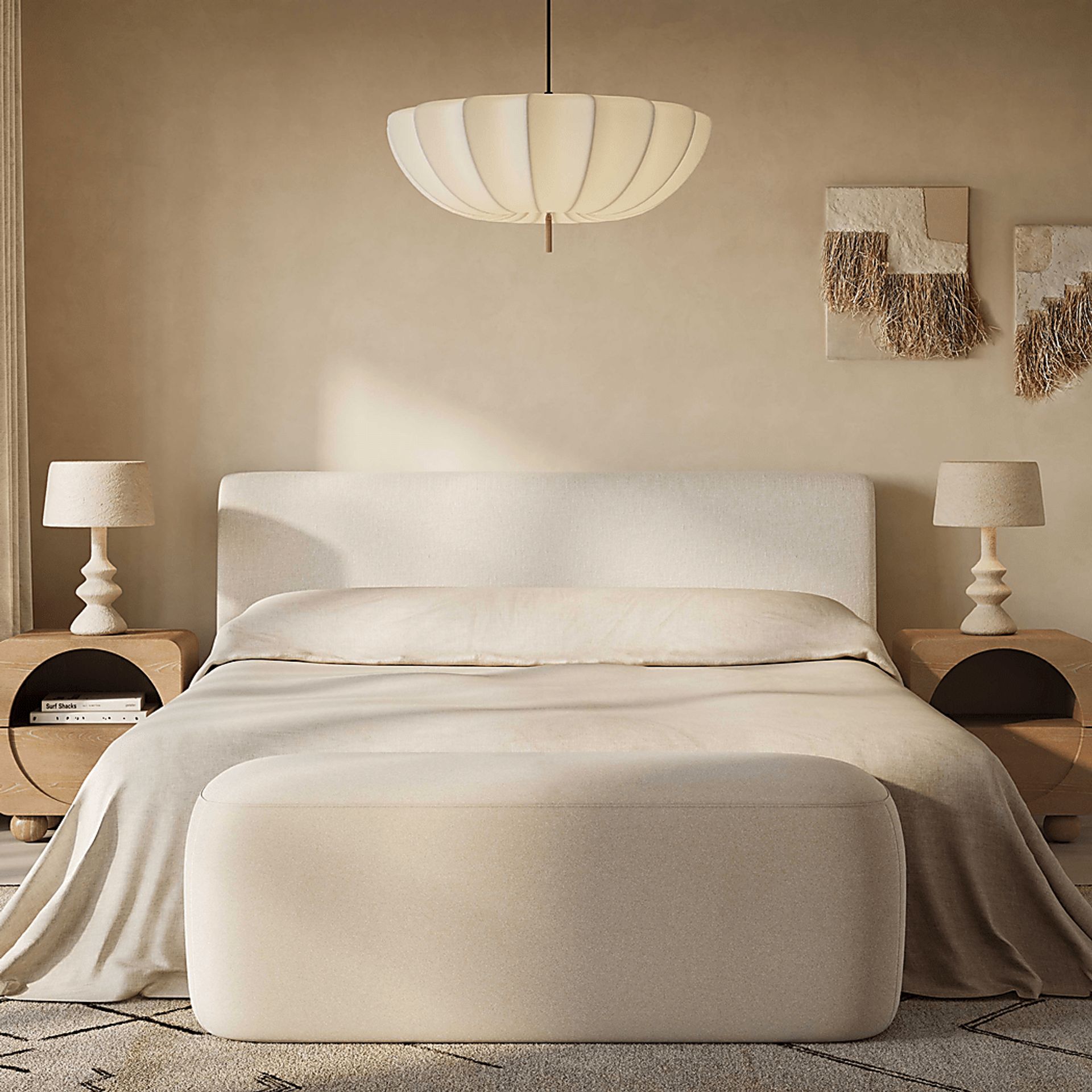 Forswall I Cream Queen Bed - Image 2