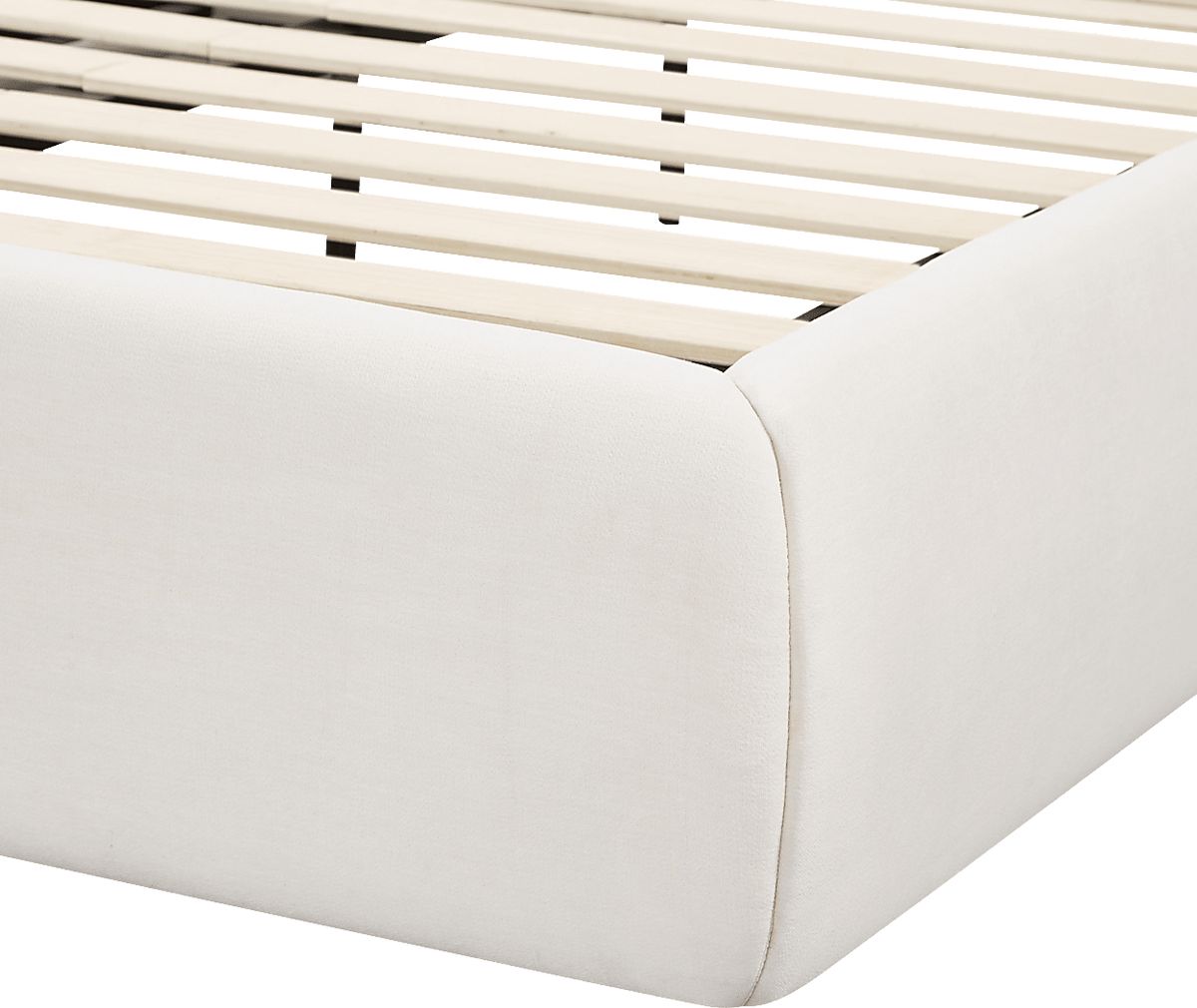 Forswall I Cream Beige Polyester Fabric Queen Bed | Rooms to Go