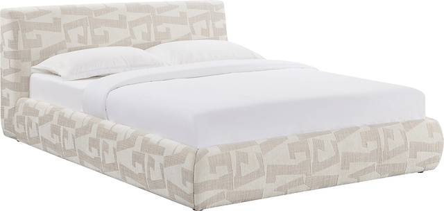 Forswall II Cream Queen Bed - Thumbnail - Image 1