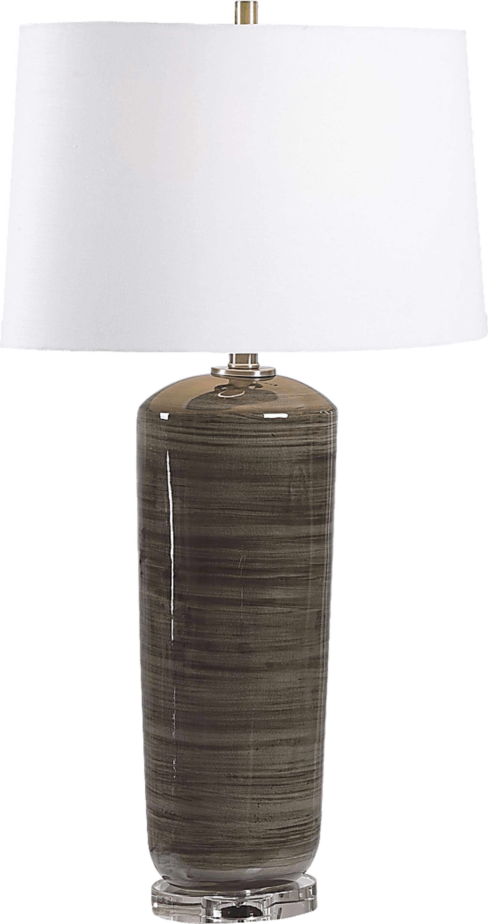 Forsythe Lane Charcoal Lamp - Image 1