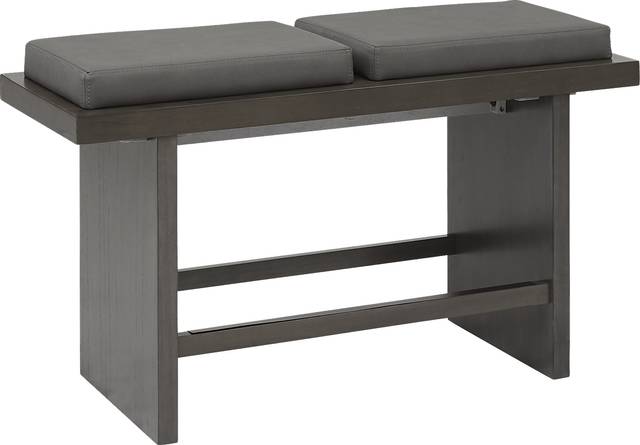 Fort Hood Gray Counter Height Bench - Thumbnail - Image 1