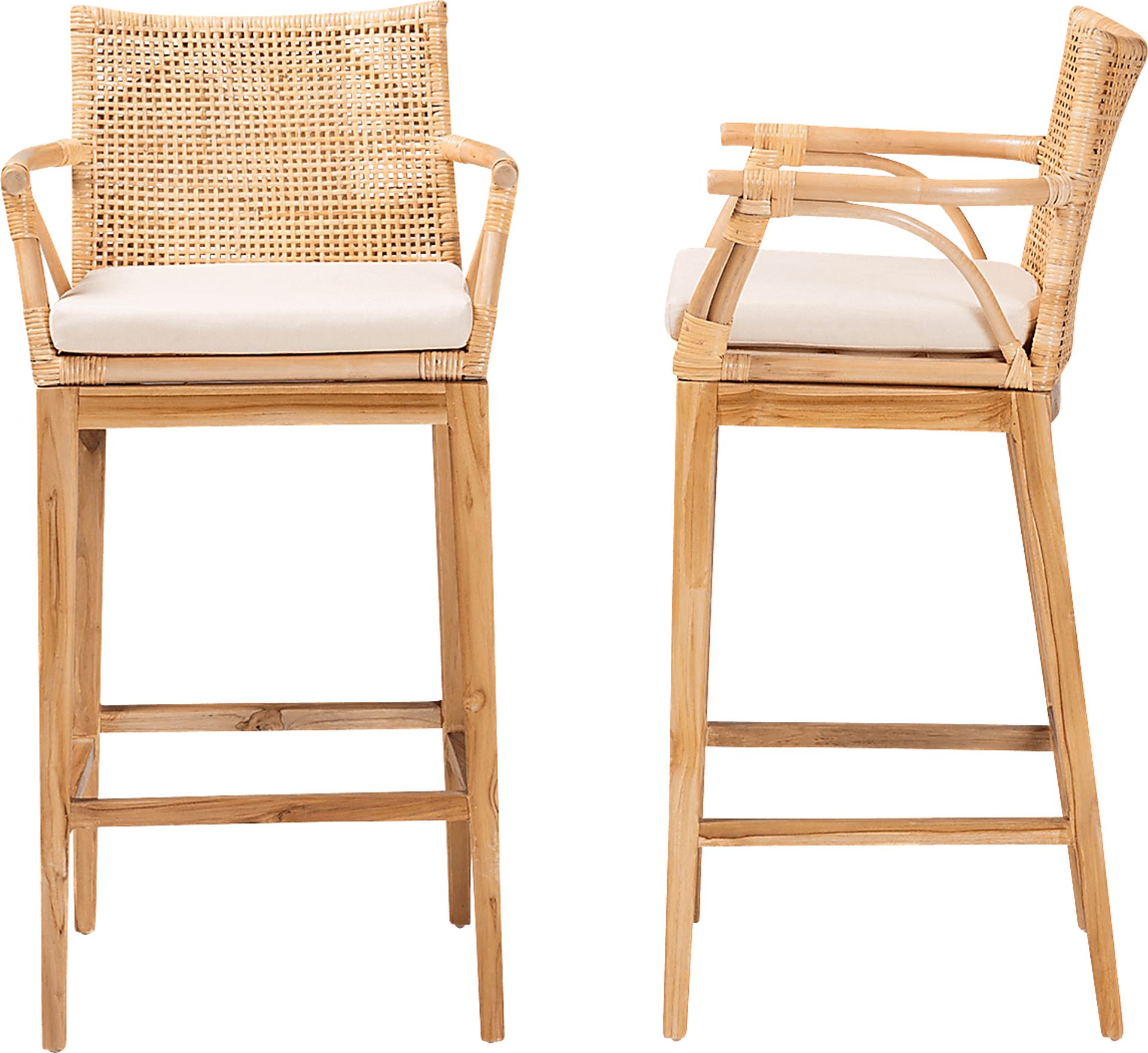 Fortenberry Brown Barstool, Set of 2 - Image 4