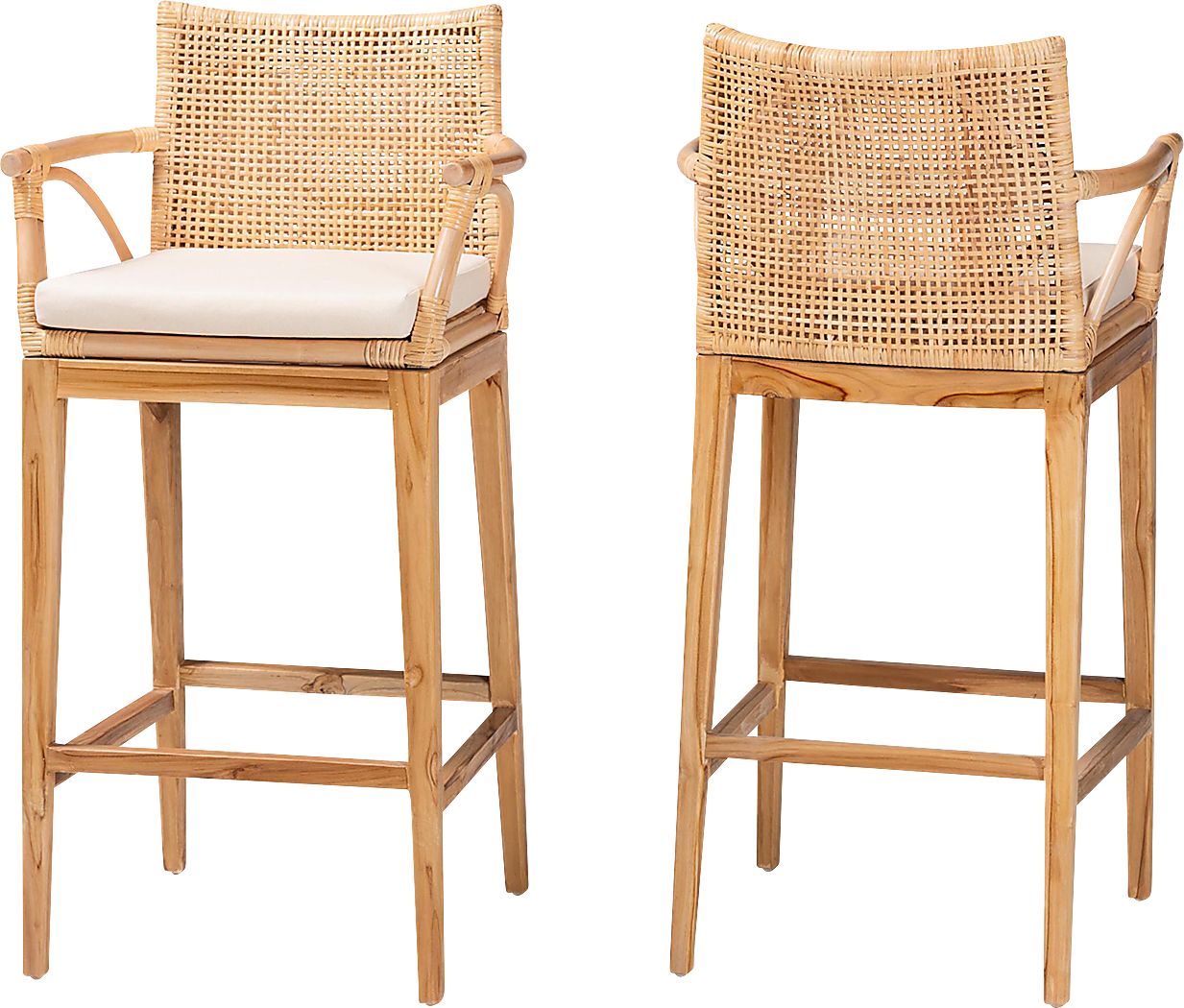 Fortenberry Brown Barstool, Set of 2