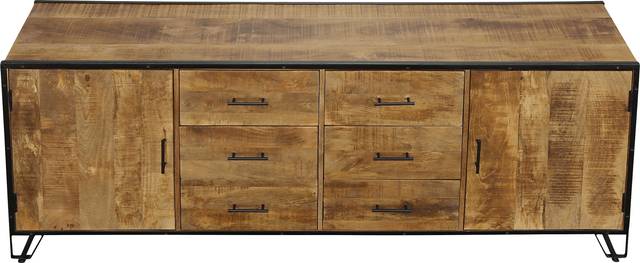 Fortilla Brown Credenza - Thumbnail - Image 3