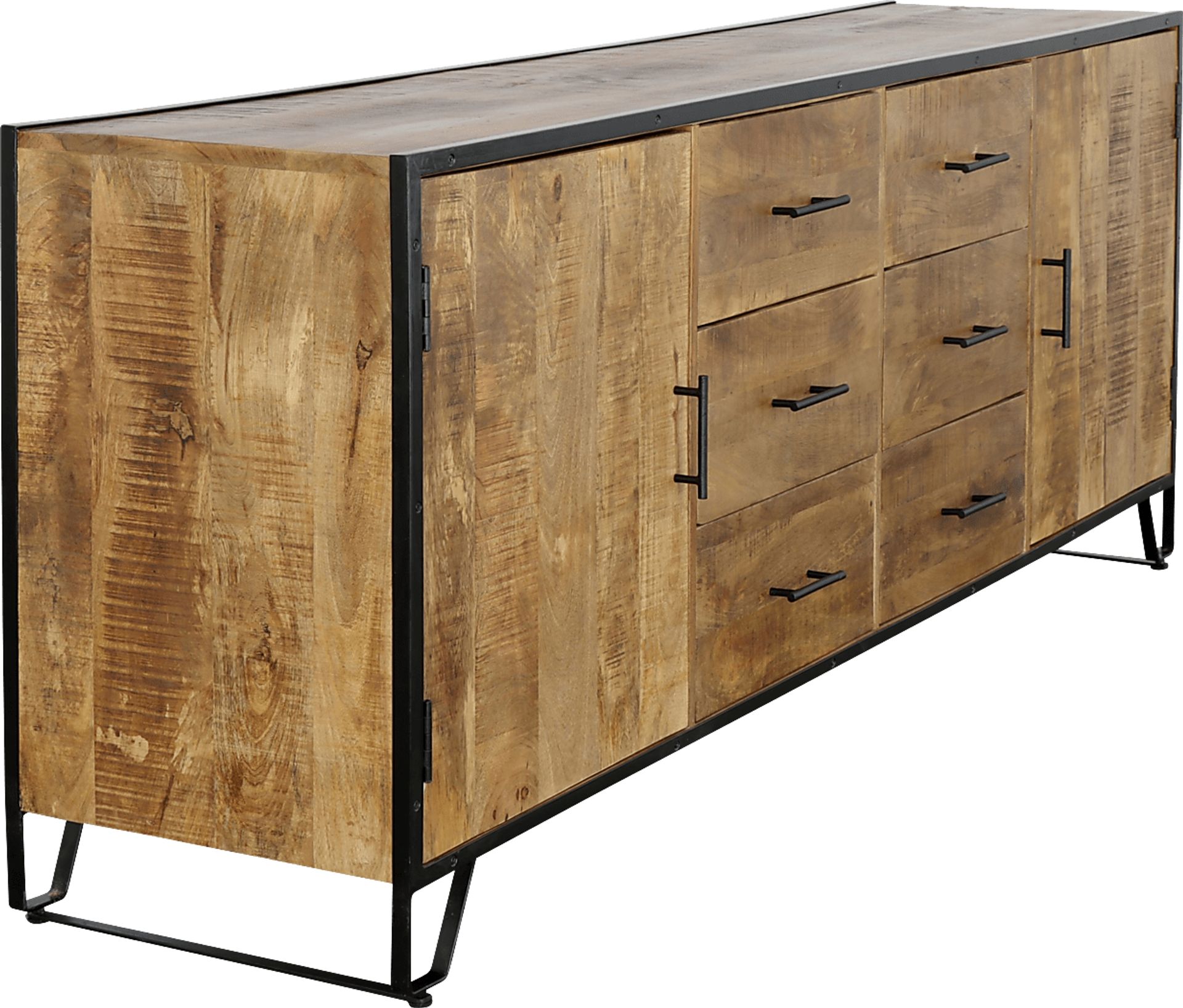 Fortilla Brown Credenza - Image 4