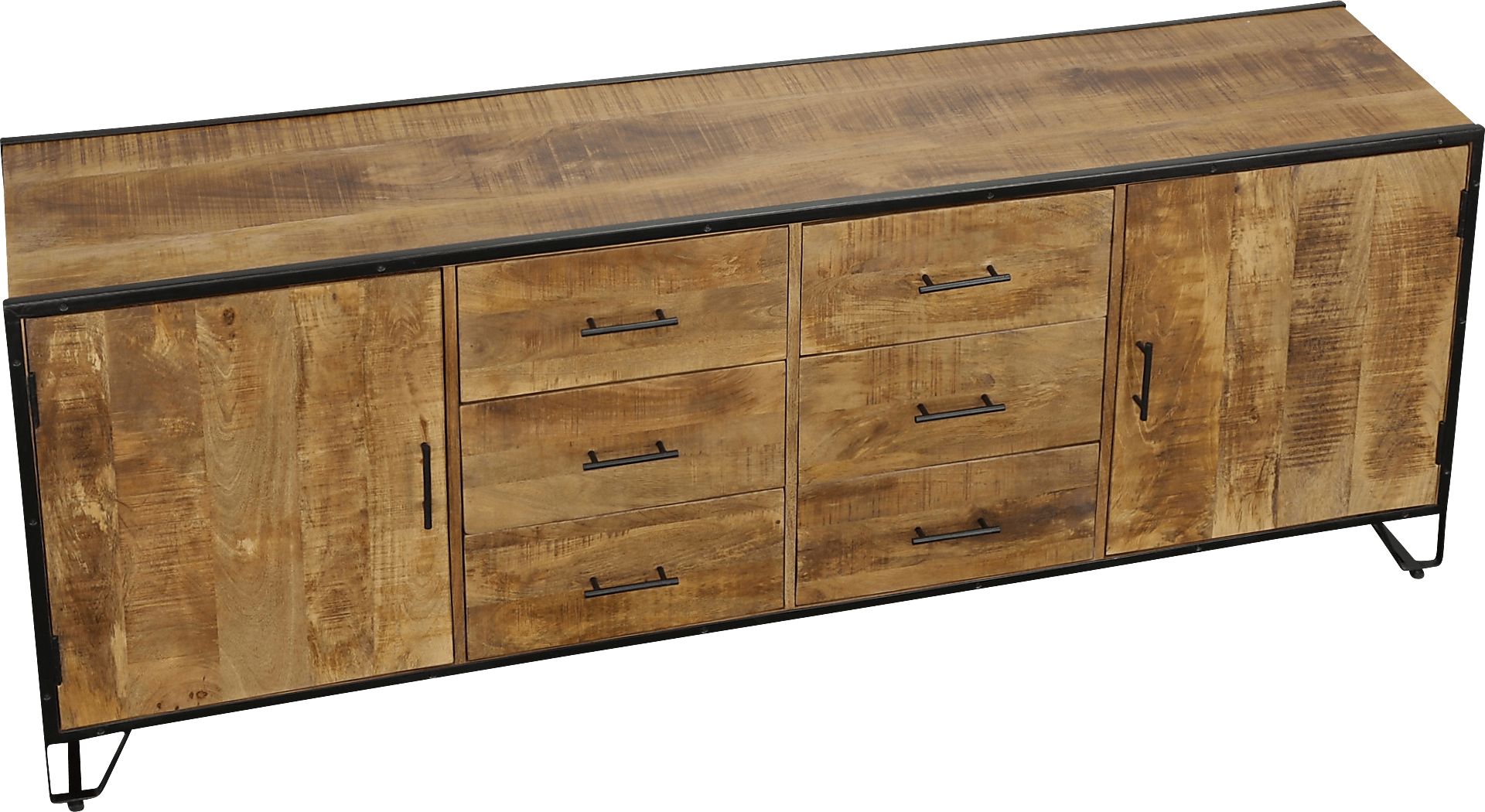 Fortilla Brown Credenza - Image 5