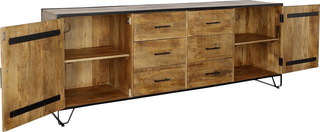 Fortilla Brown Credenza - Thumbnail - Image 9