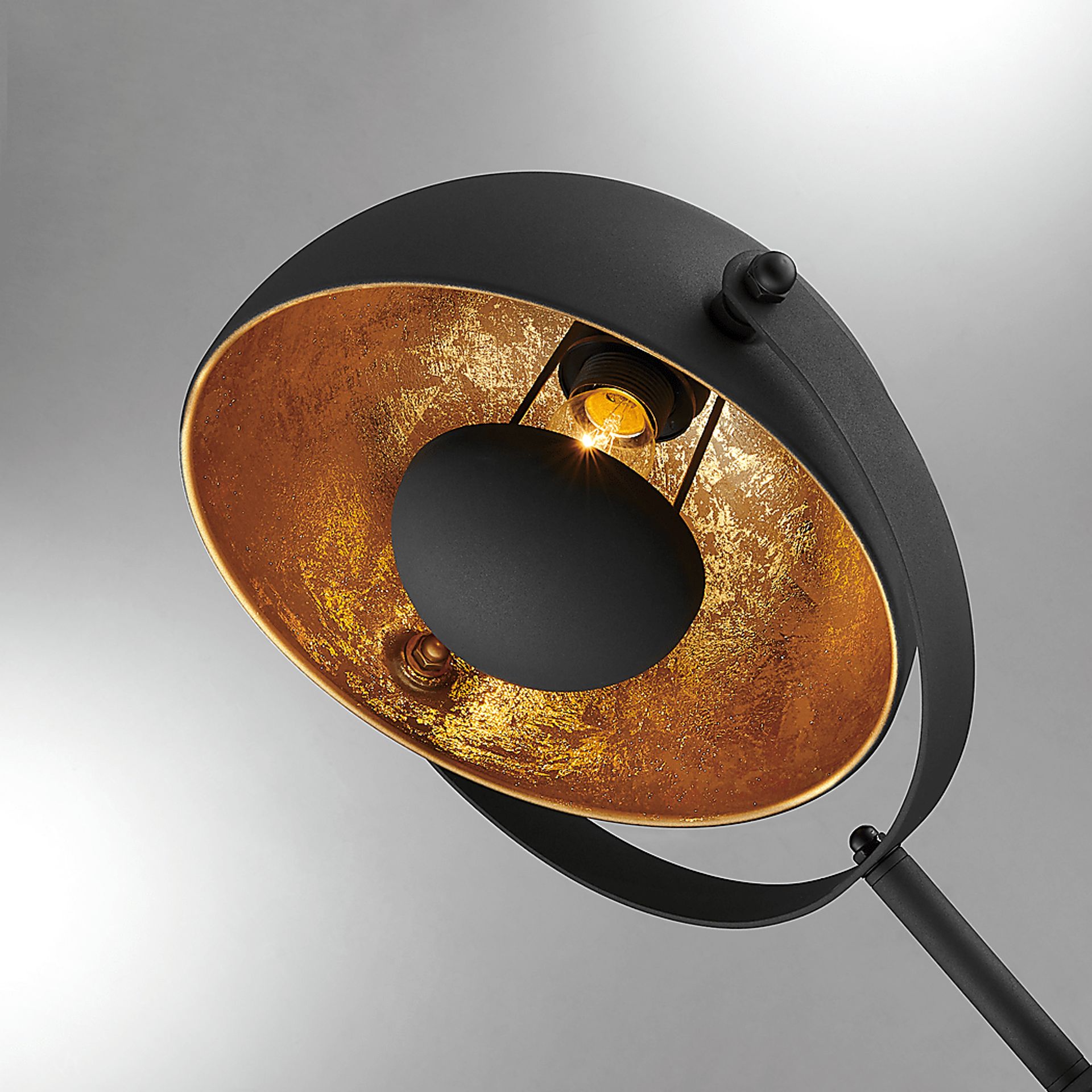 Fortress Court Black Floor Lamp - Image 2