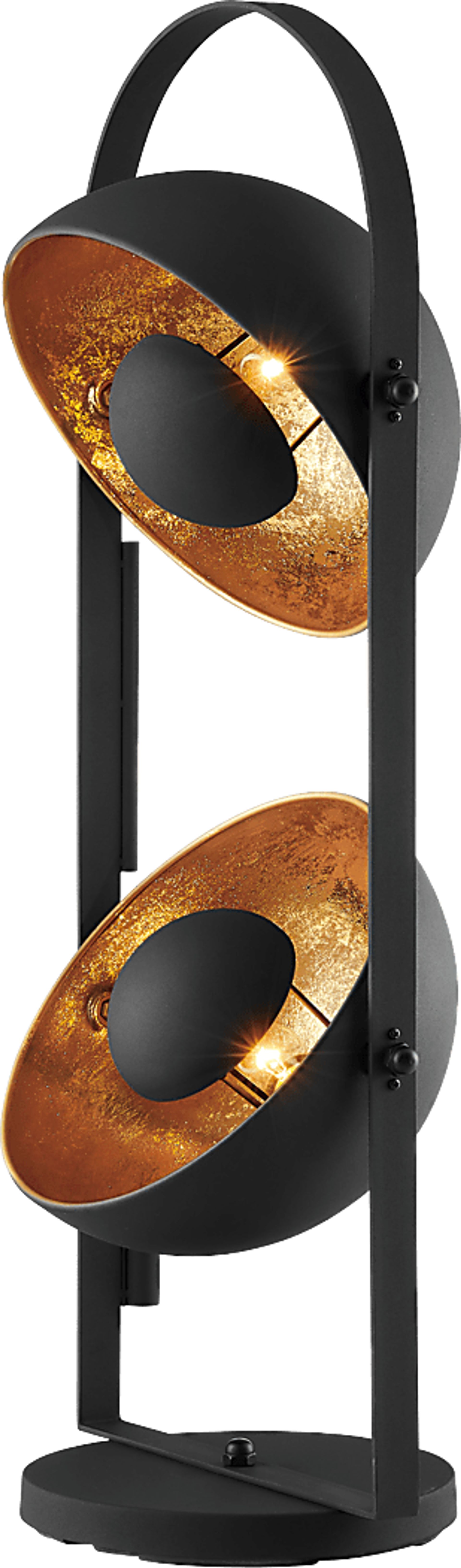 Fortress Court Black Table Lamp - Image 1