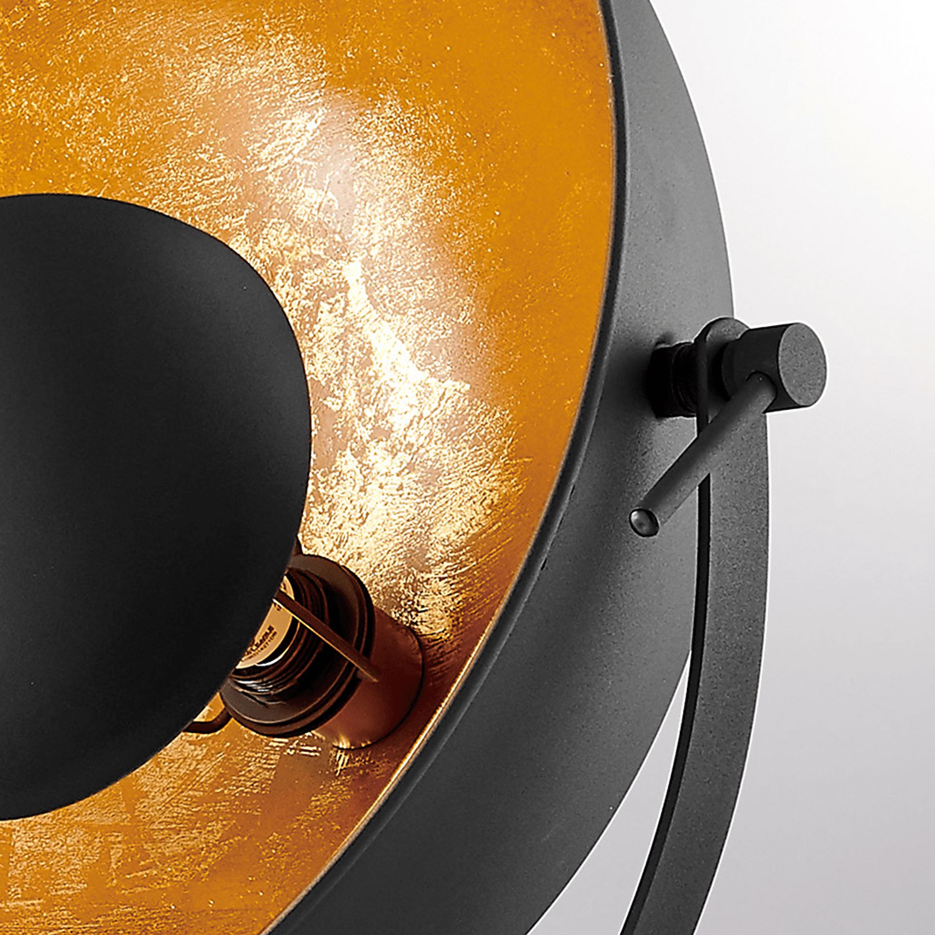 Fortress Point Gold Floor Lamp - Image 3