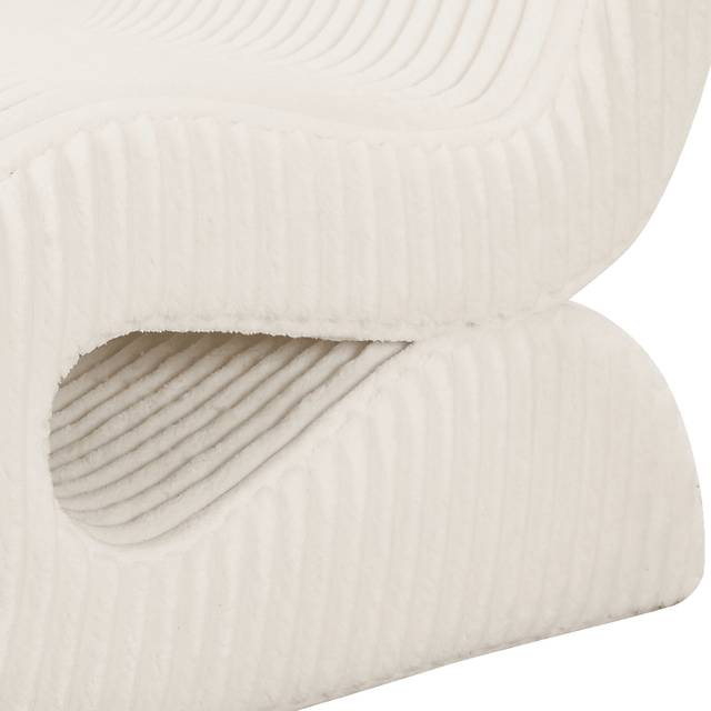 Fortrose Cream Accent Chair - Thumbnail - Image 5