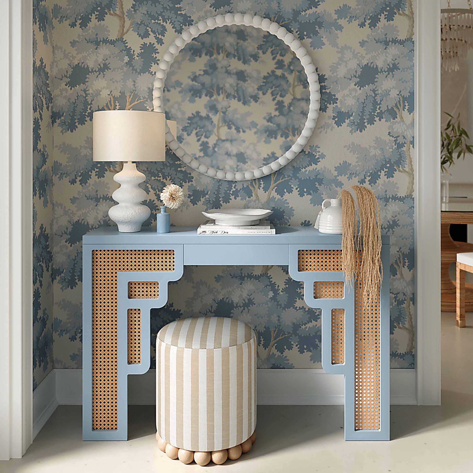 Fosbak Beige Ottoman - Image 2