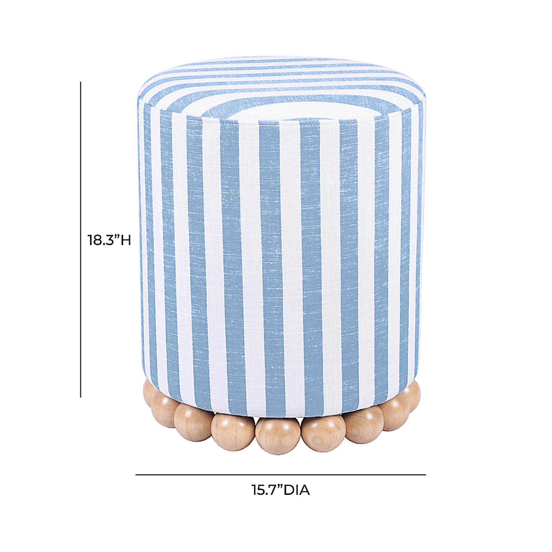 Fosbak Blue Ottoman - Image 7