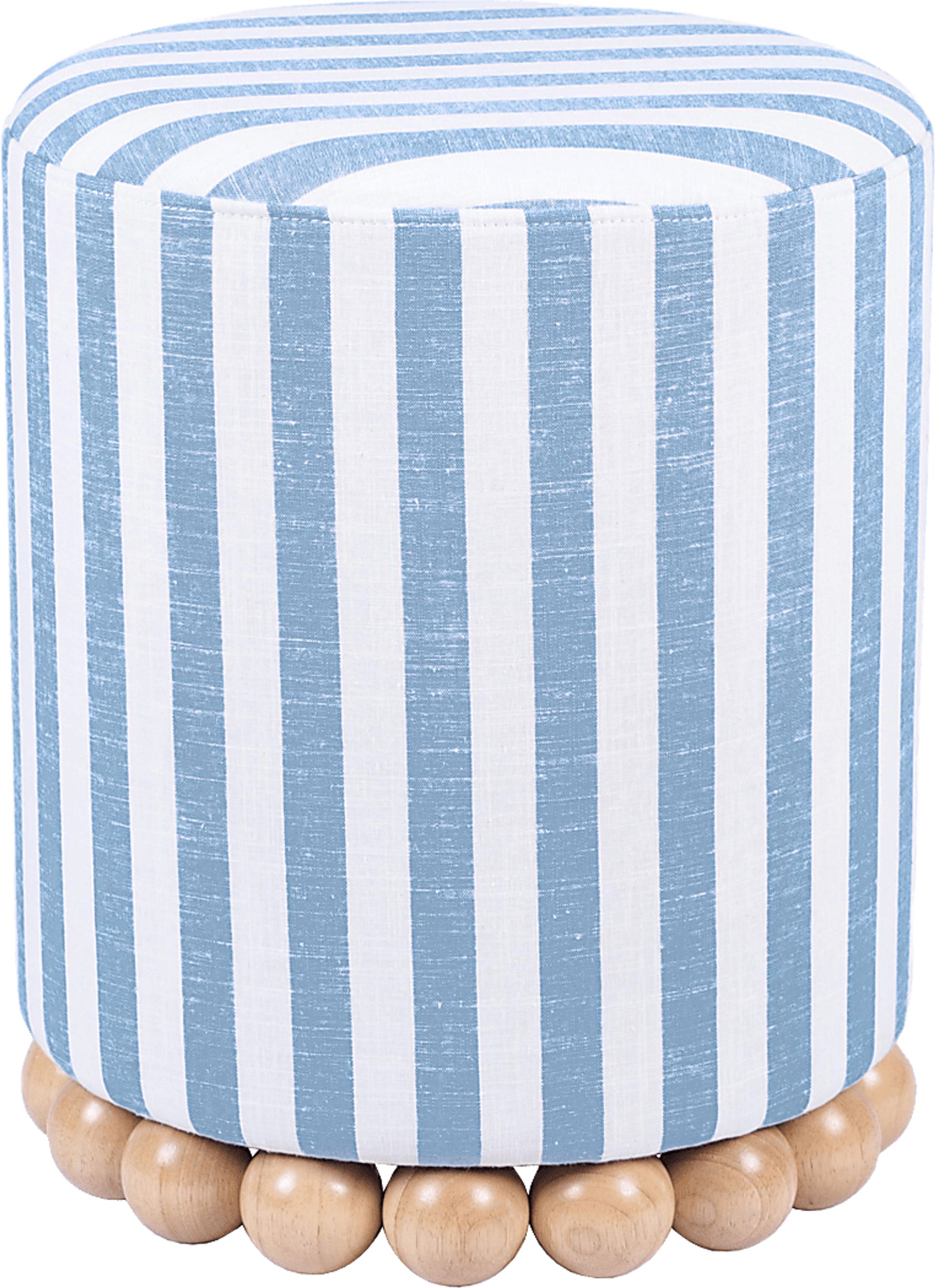 Fosbak Blue Ottoman - Image 1