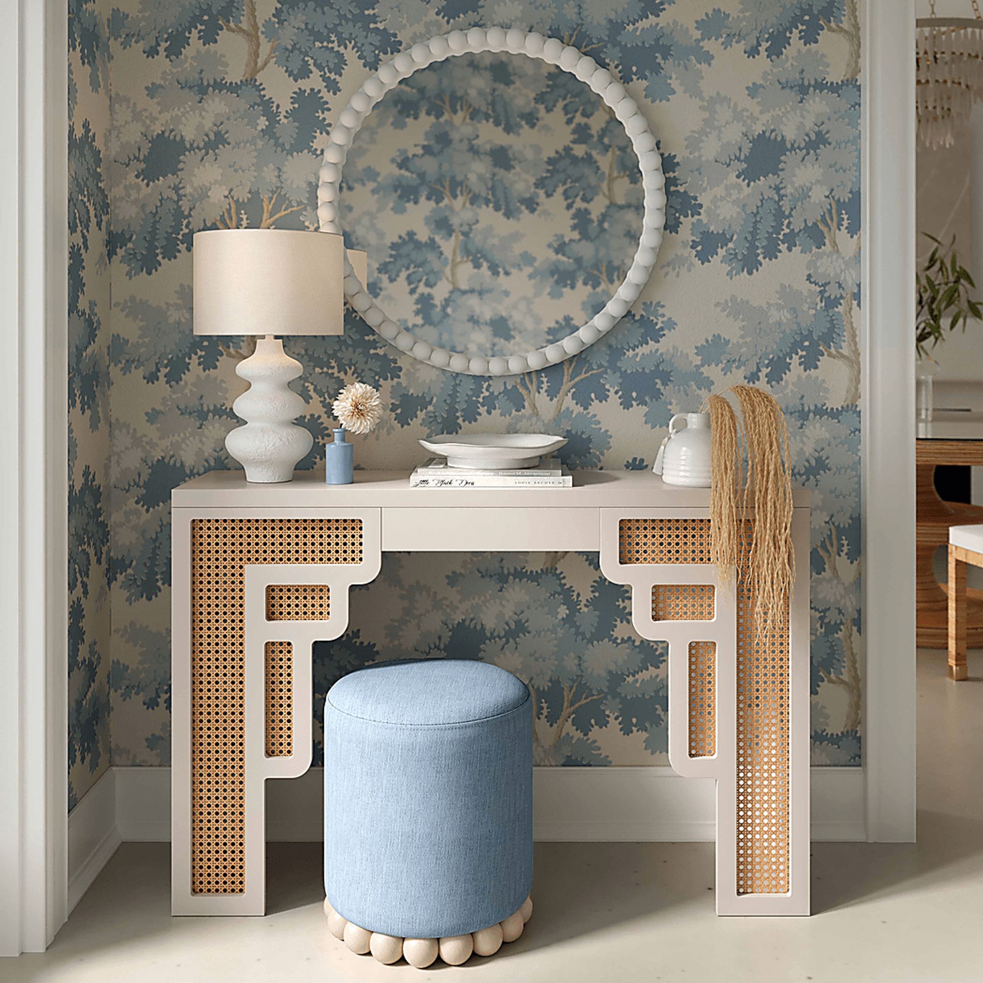 Fosbak II Blue Ottoman - Image 2