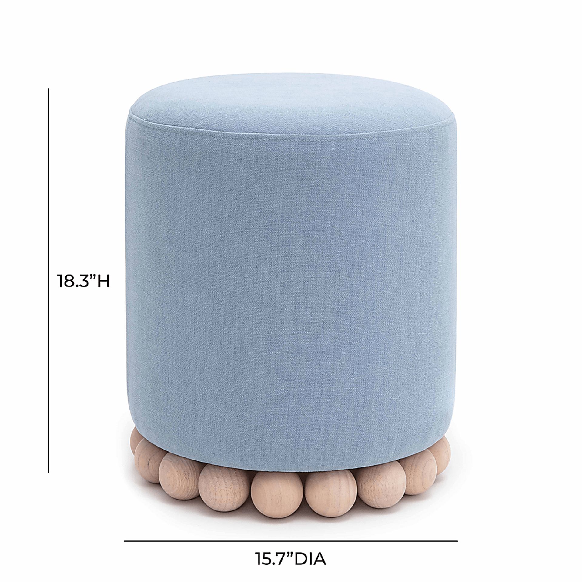 Fosbak II Blue Ottoman - Image 6