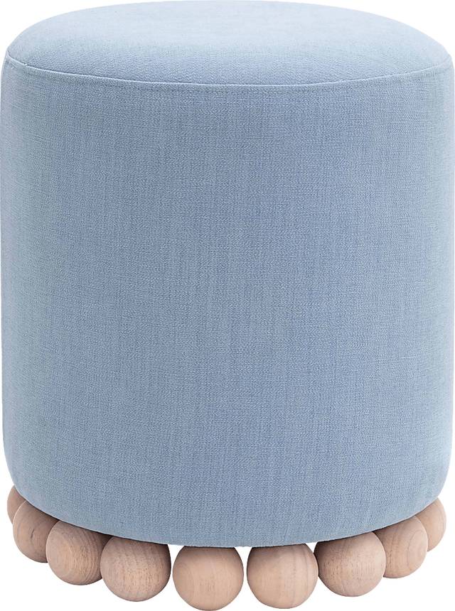 Fosbak II Blue Ottoman - Thumbnail - Image 1