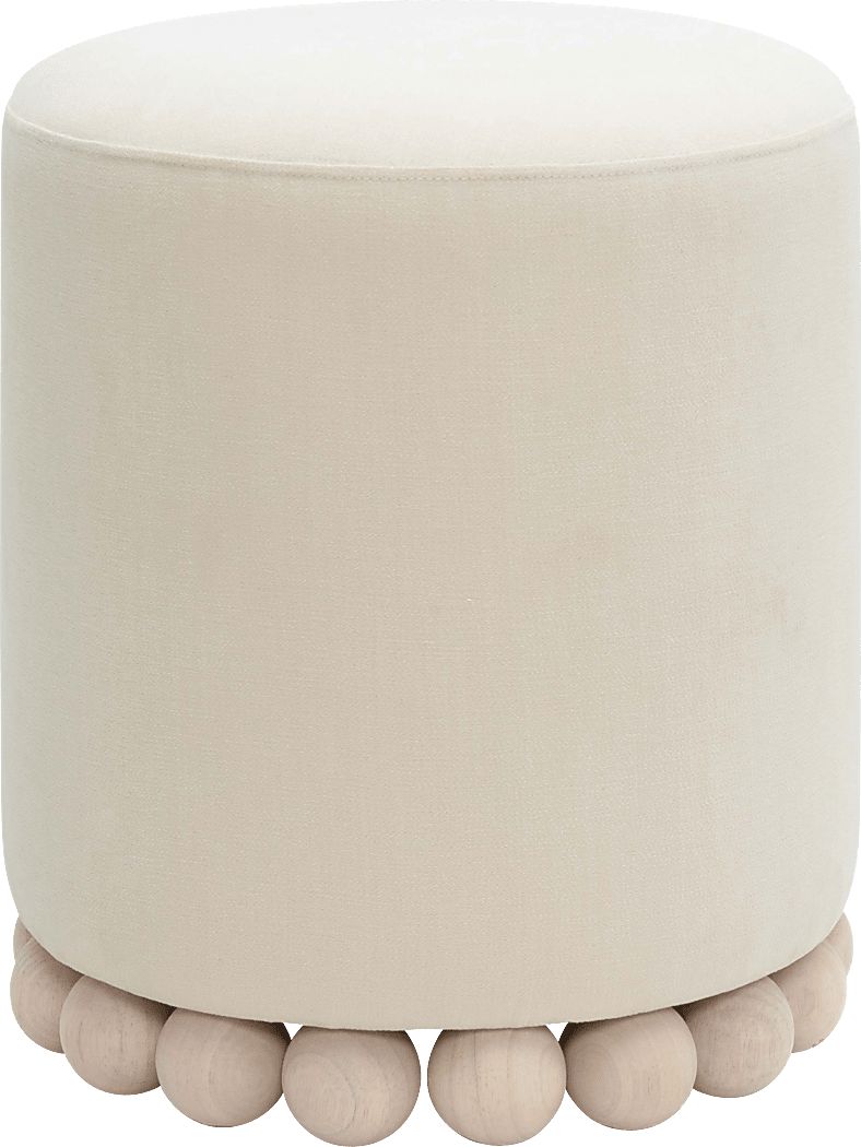 Fosbak II Cream Ottoman