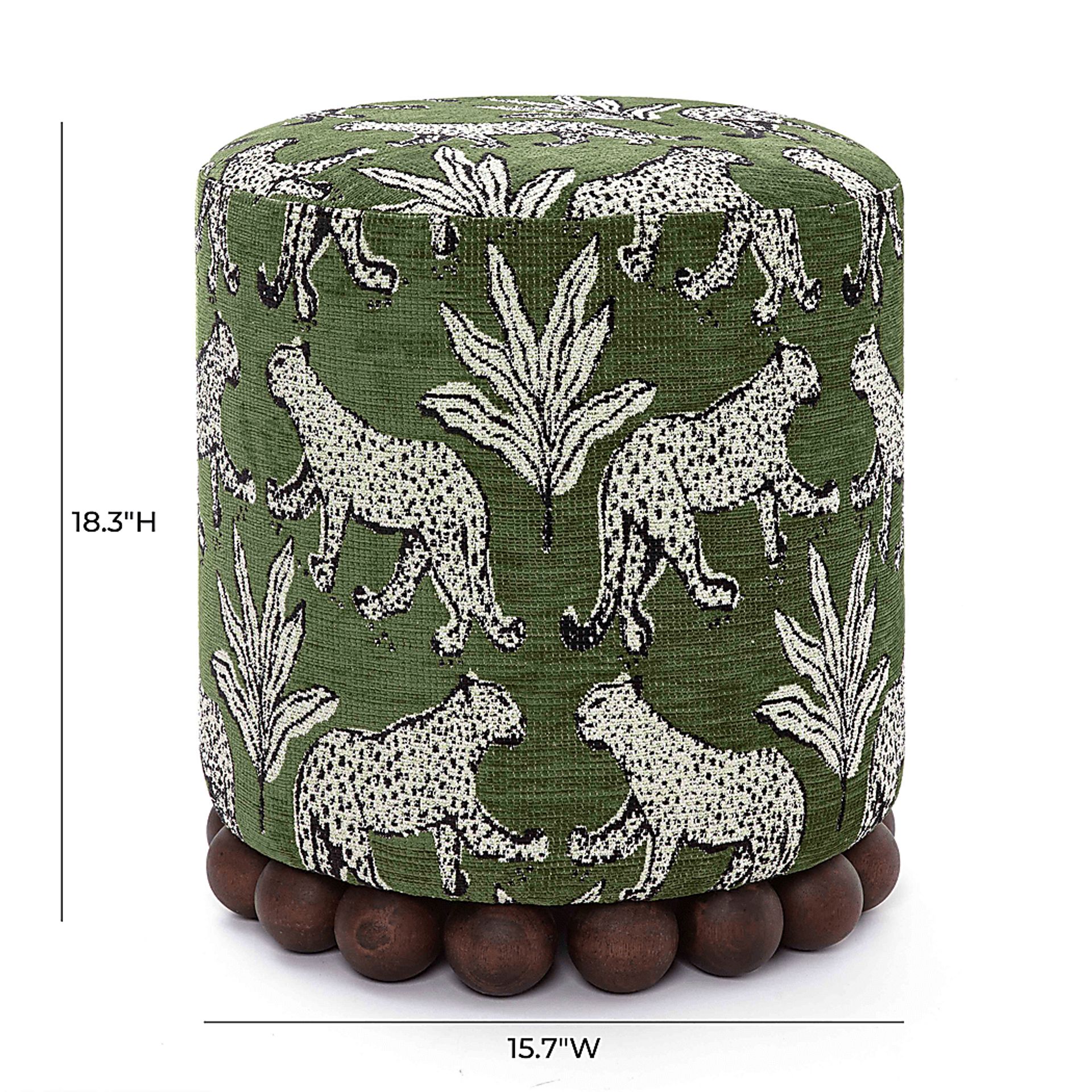 Fosbak III Olive Green Ottoman - Image 5