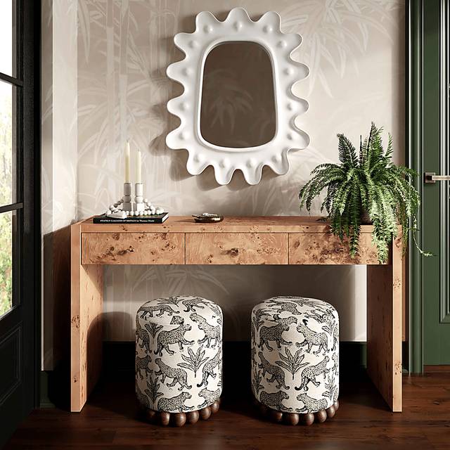 Fosbak III Taupe Ottoman - Thumbnail - Image 2