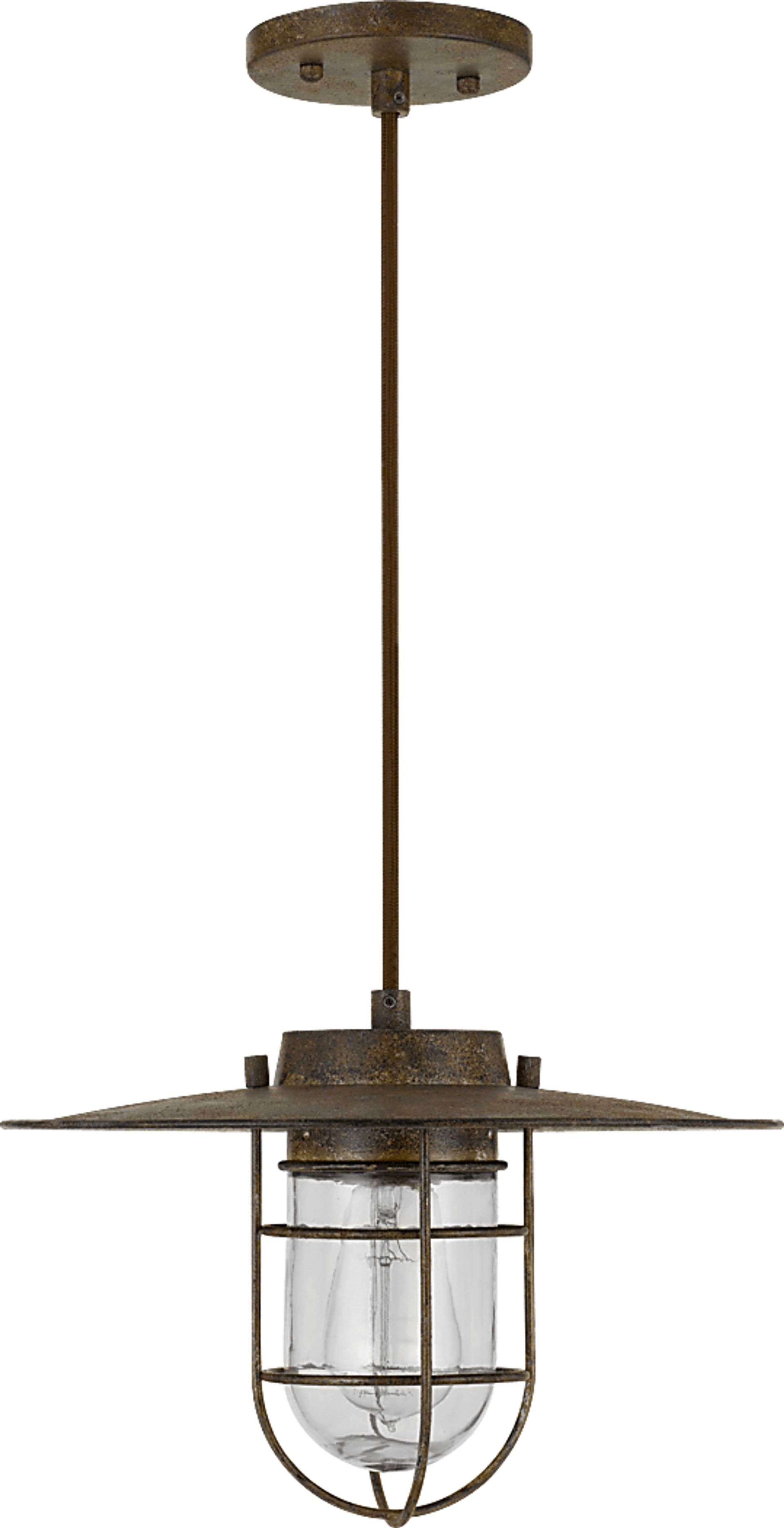 Fountain Spring Rust Pendant - Image 1