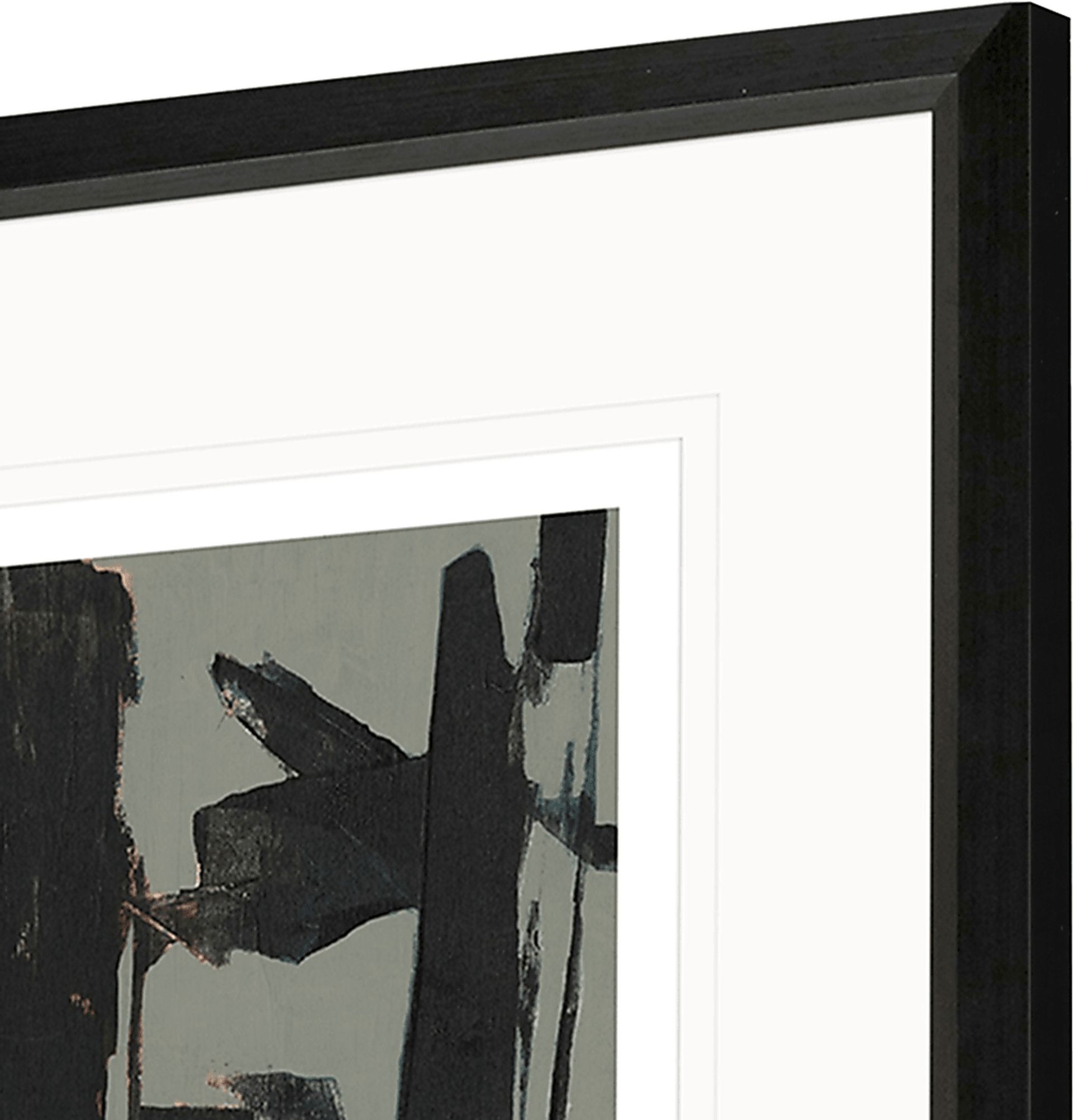 Four Shades Black Framed Artwork , Set of 4 - Image 4