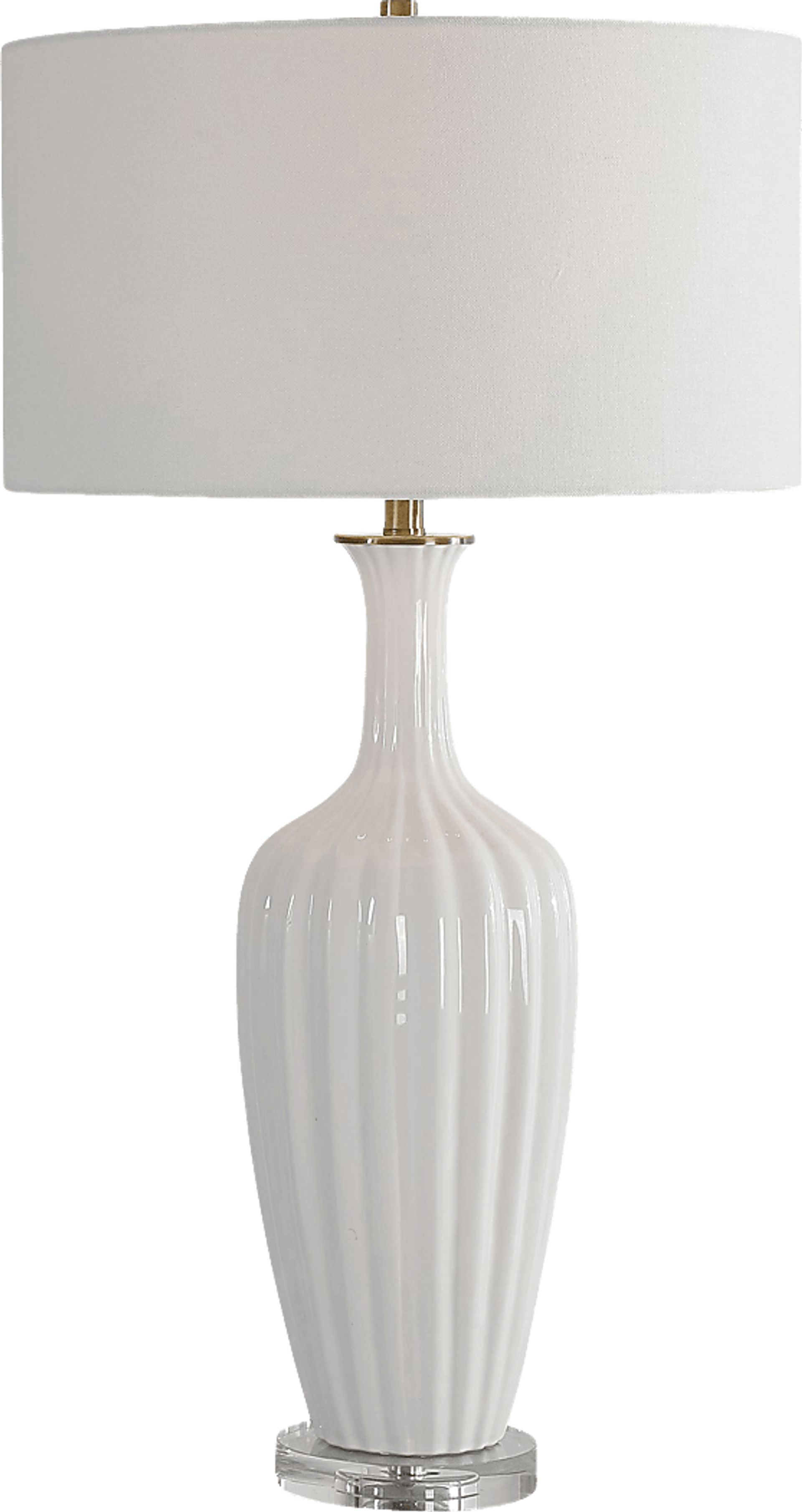 Fourbert White Lamp - Image 1