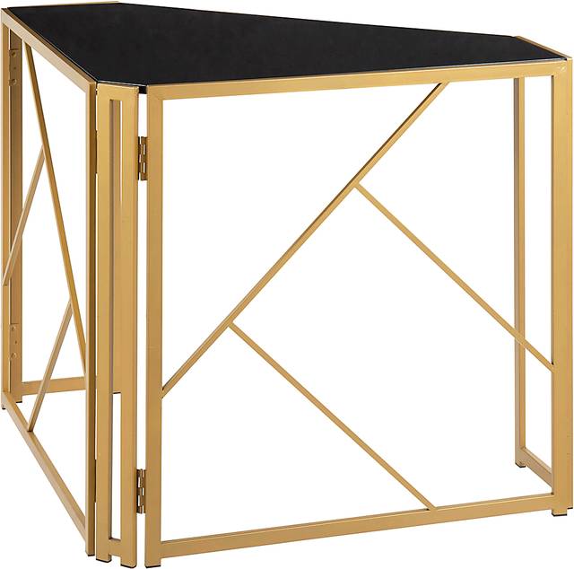 Fourche Black Corner Desk - Thumbnail - Image 3
