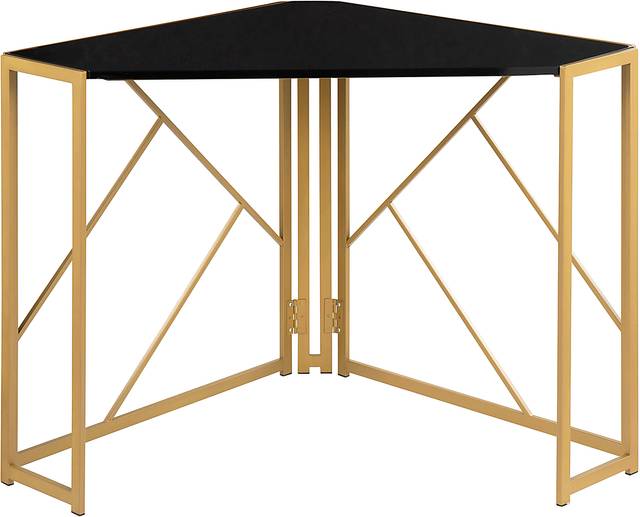 Fourche Black Corner Desk - Thumbnail - Image 5