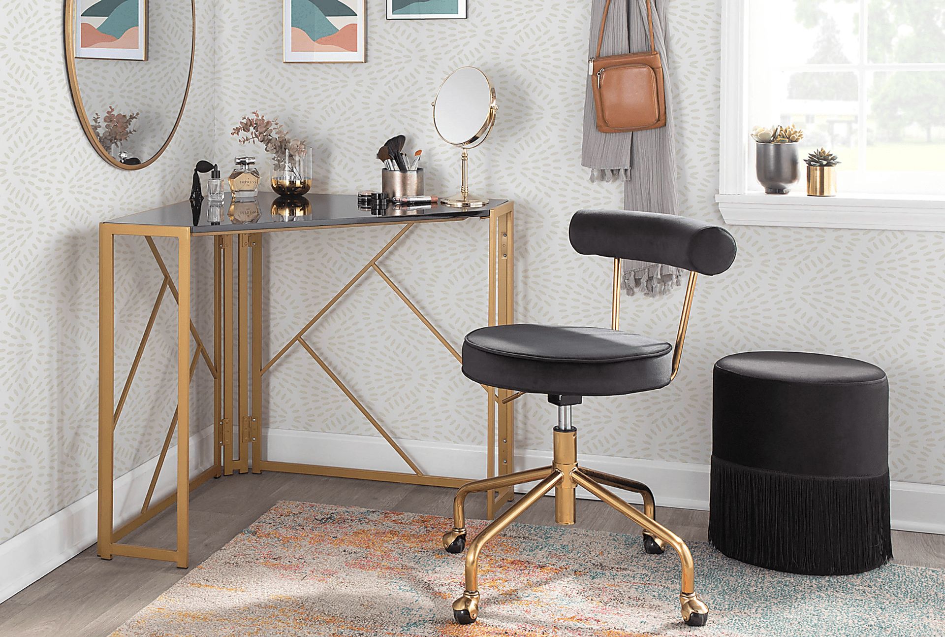 Fourche Black Desk - Image 12