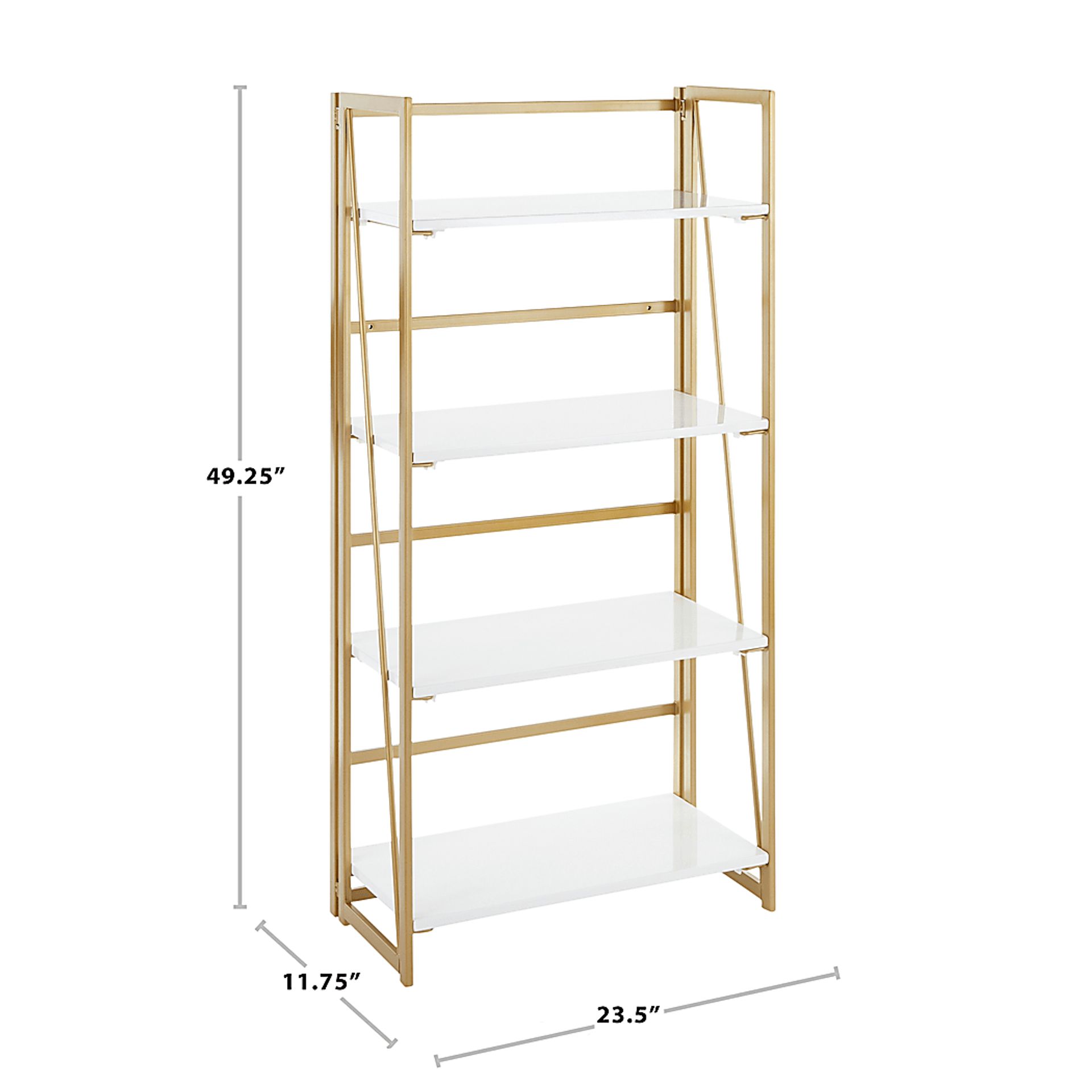 Fourche White Bookcase - Image 9