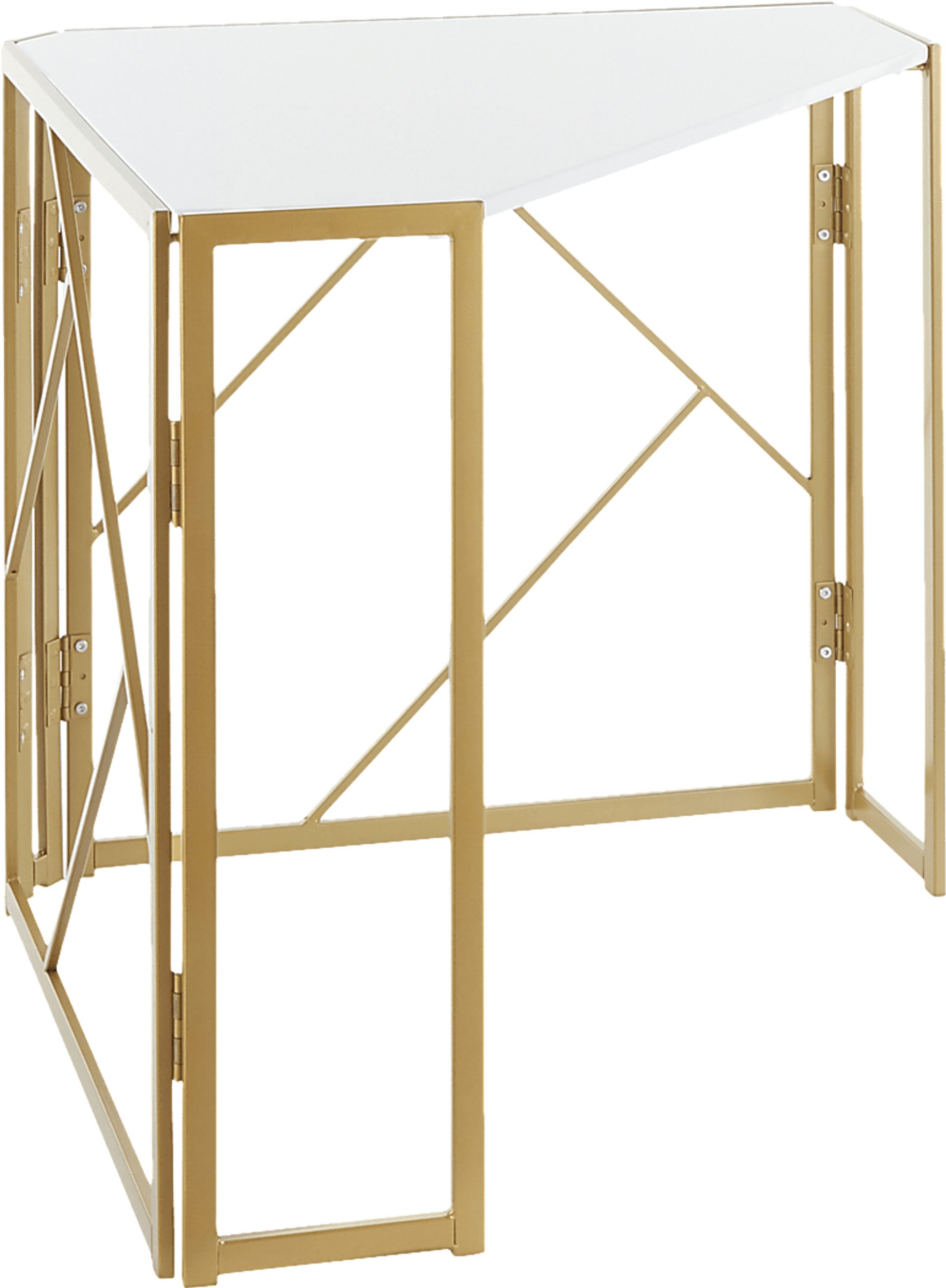 Fourche White Corner Desk - Image 2