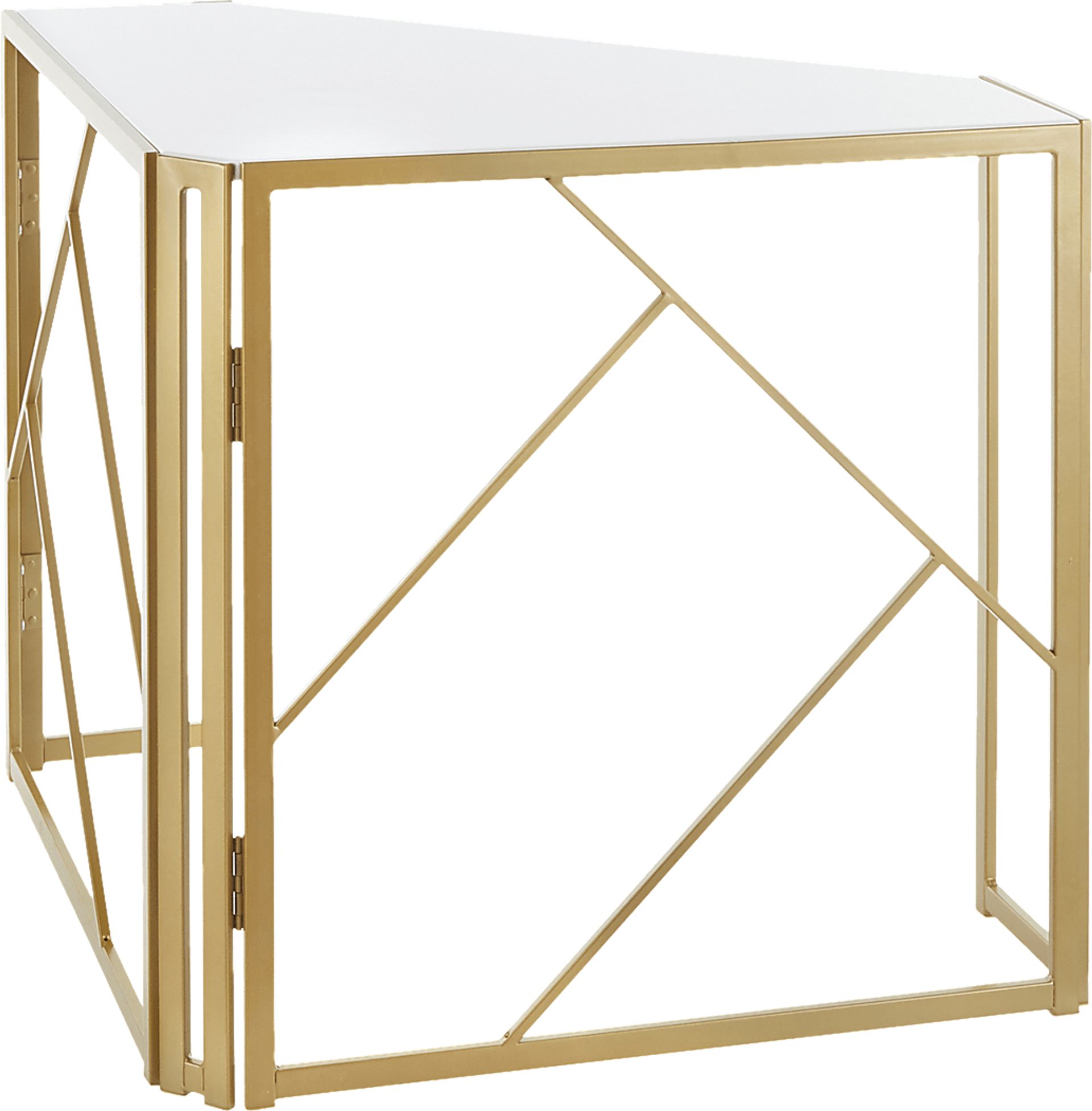 Fourche White Corner Desk - Image 3