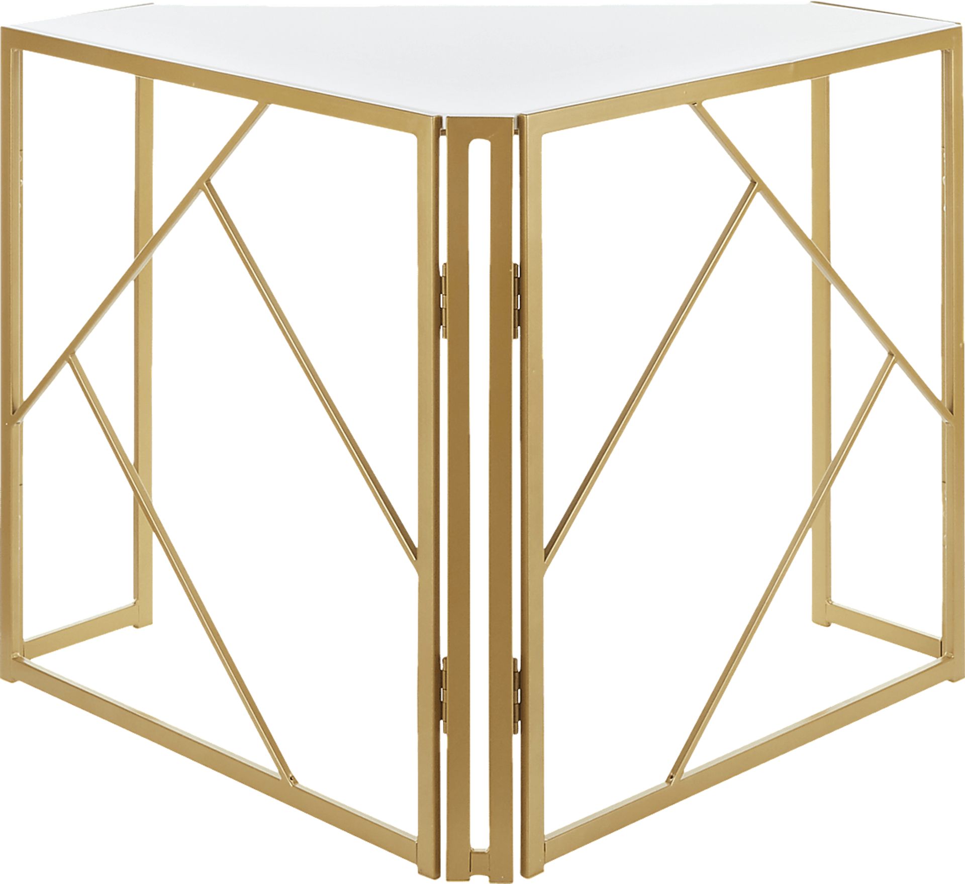Fourche White Corner Desk - Image 4