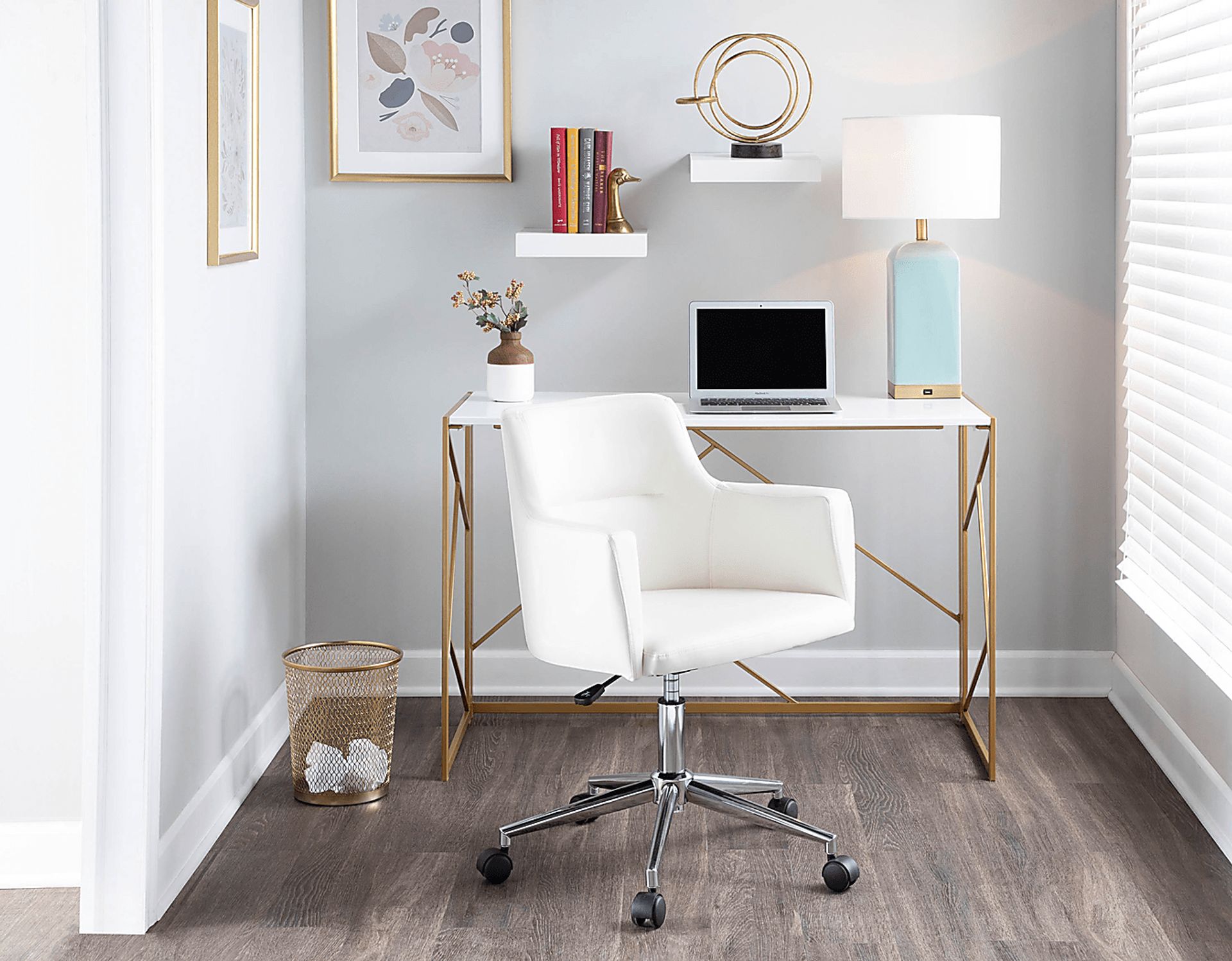 Fourche White Desk - Image 11
