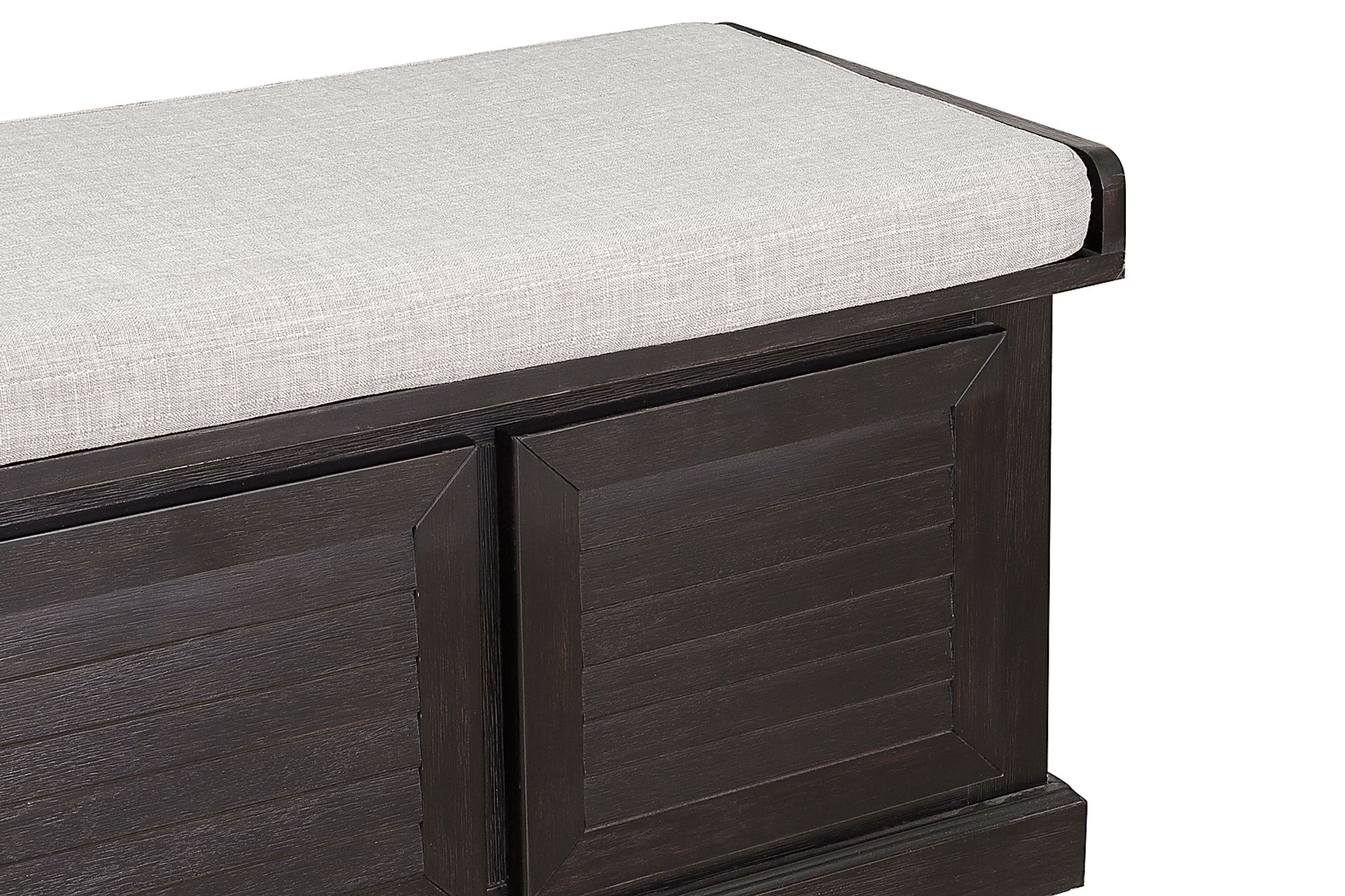 Fourwood Black Storage Bench - Image 3