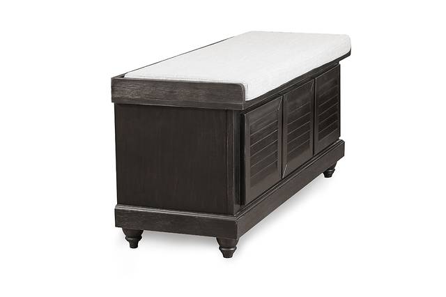 Fourwood Black Storage Bench - Thumbnail - Image 7