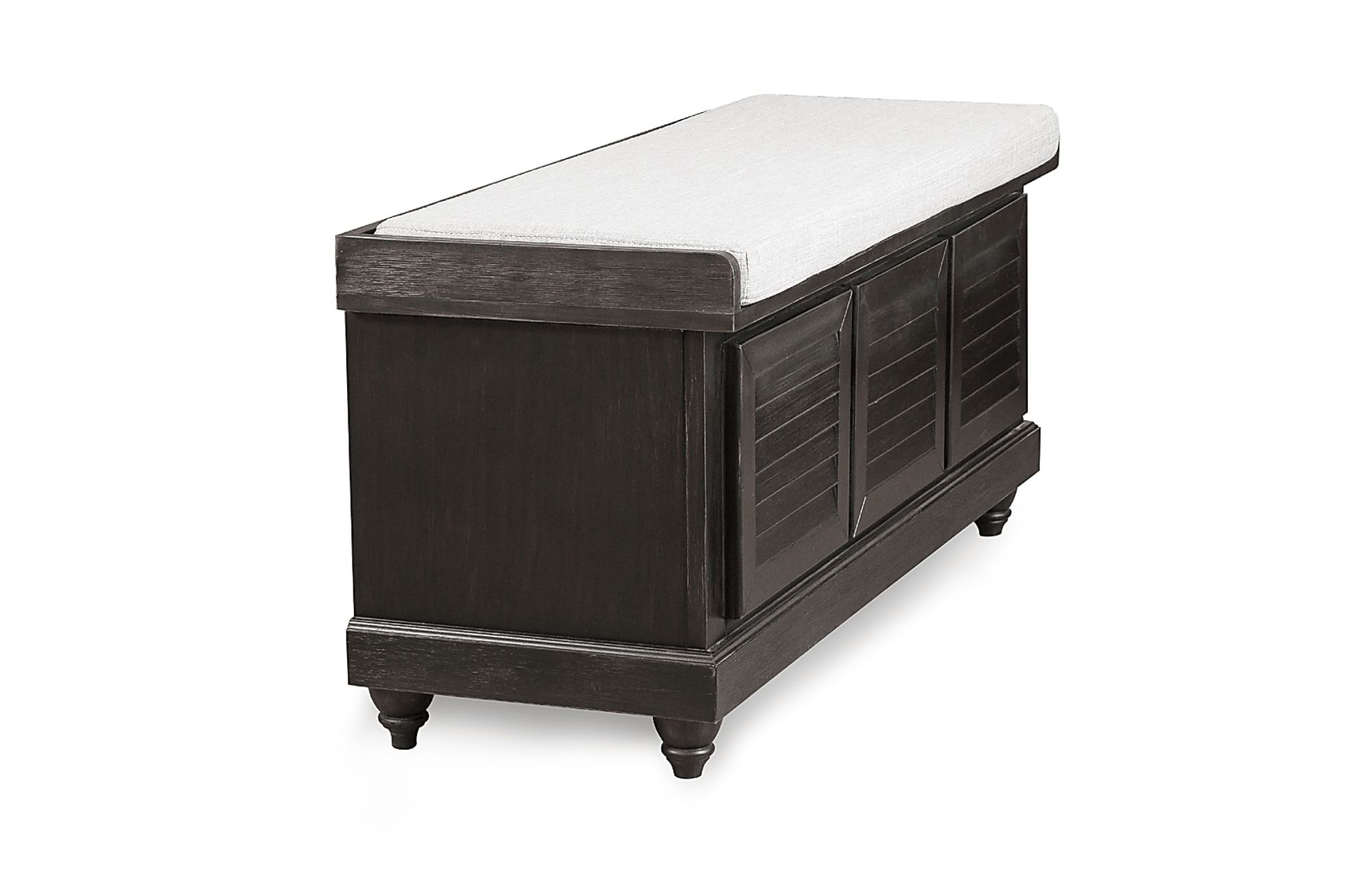 Fourwood Black Storage Bench - Image 7