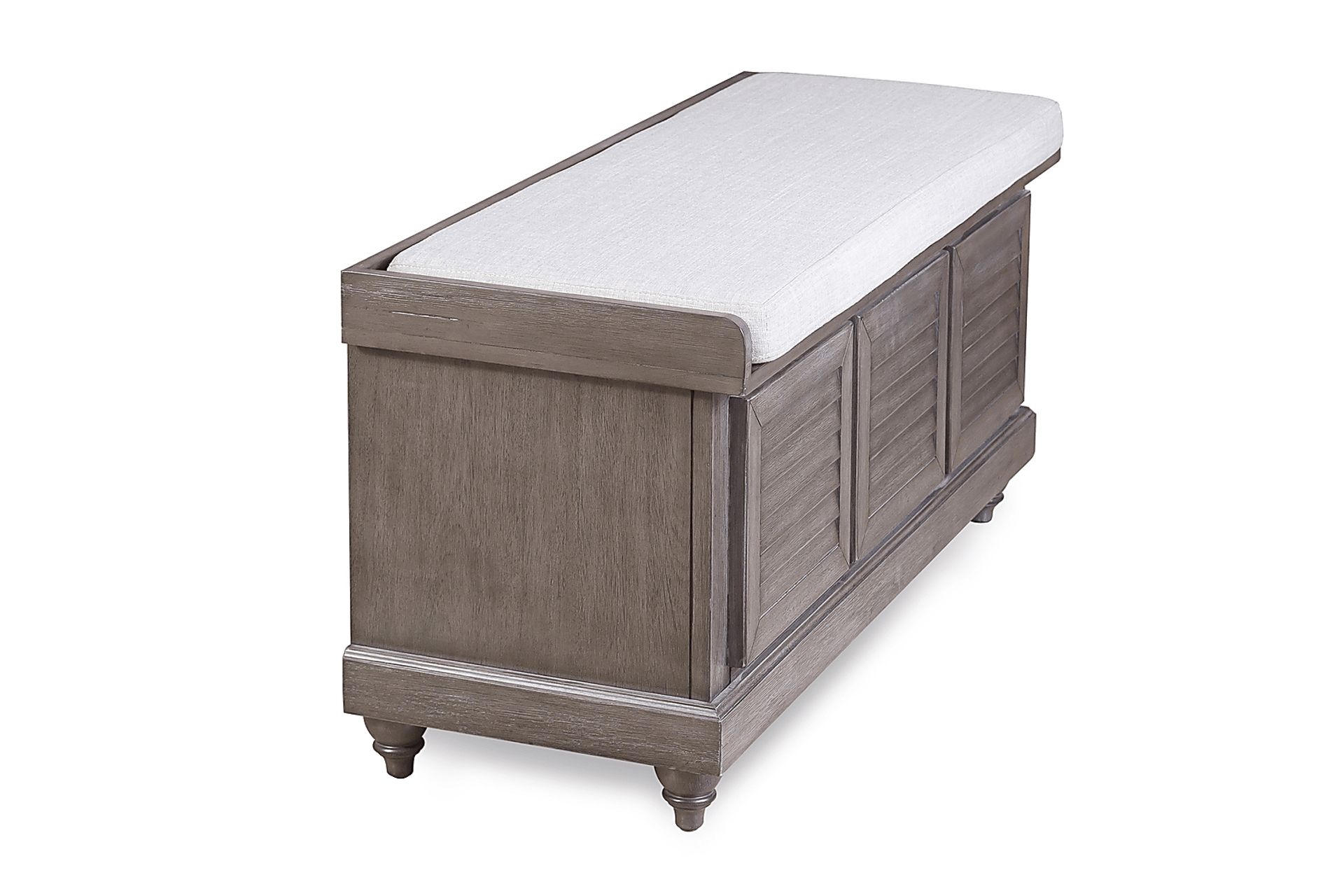 Fourwood Gray Storage Bench - Image 7